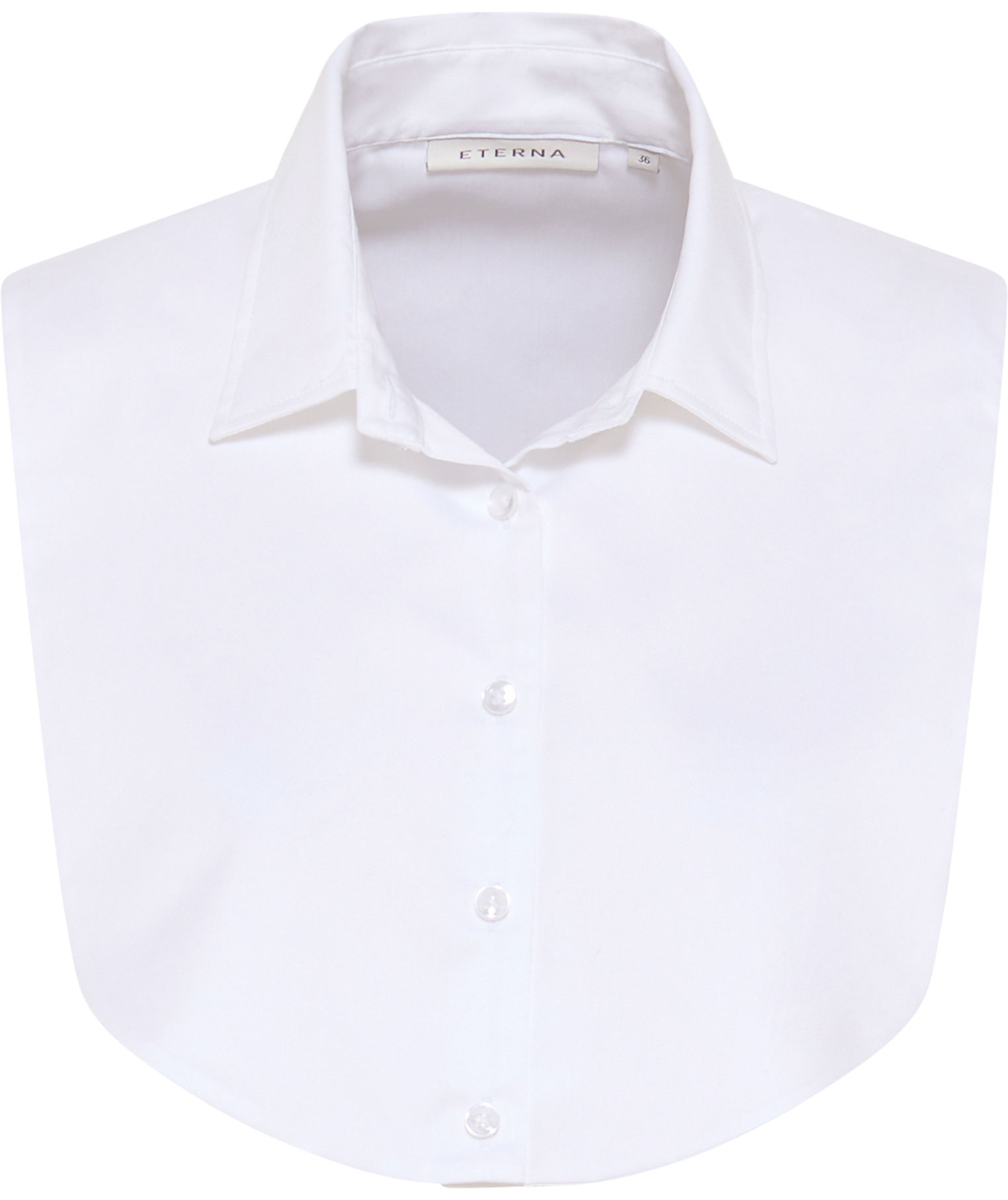 Eterna Satin skjortkrage dam, White