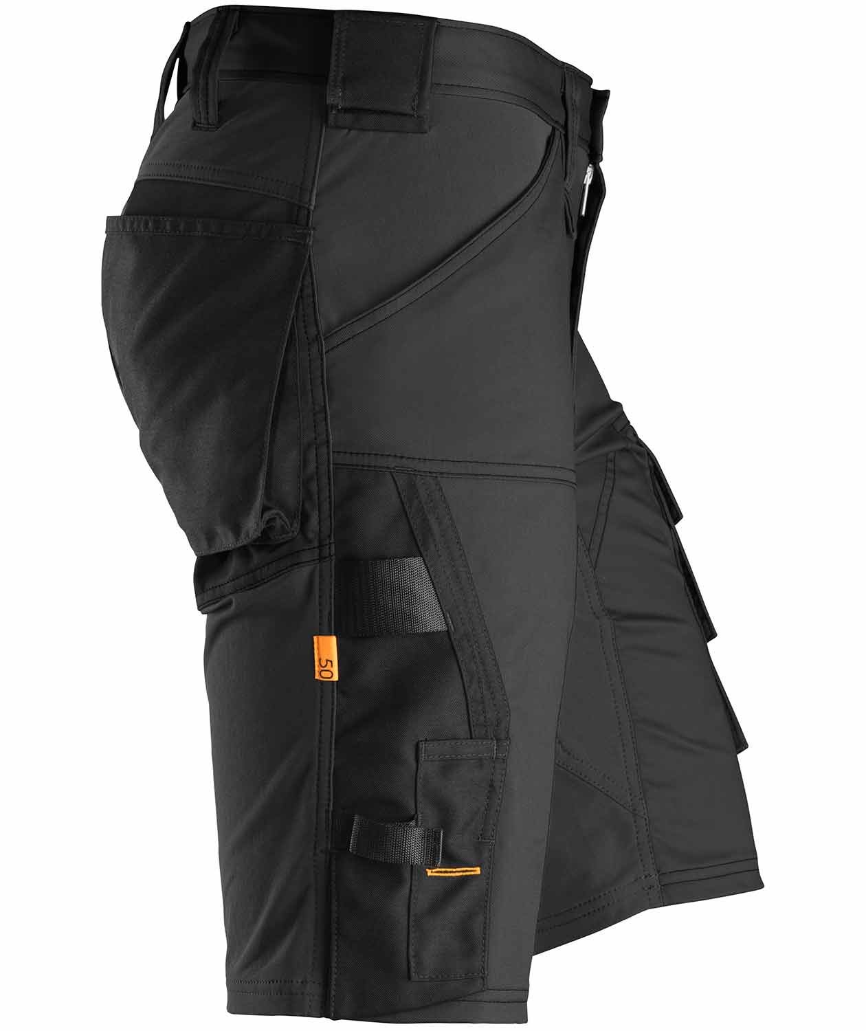 Snickers AllroundWork arbeidsshorts 6143, Svart, large image number 3