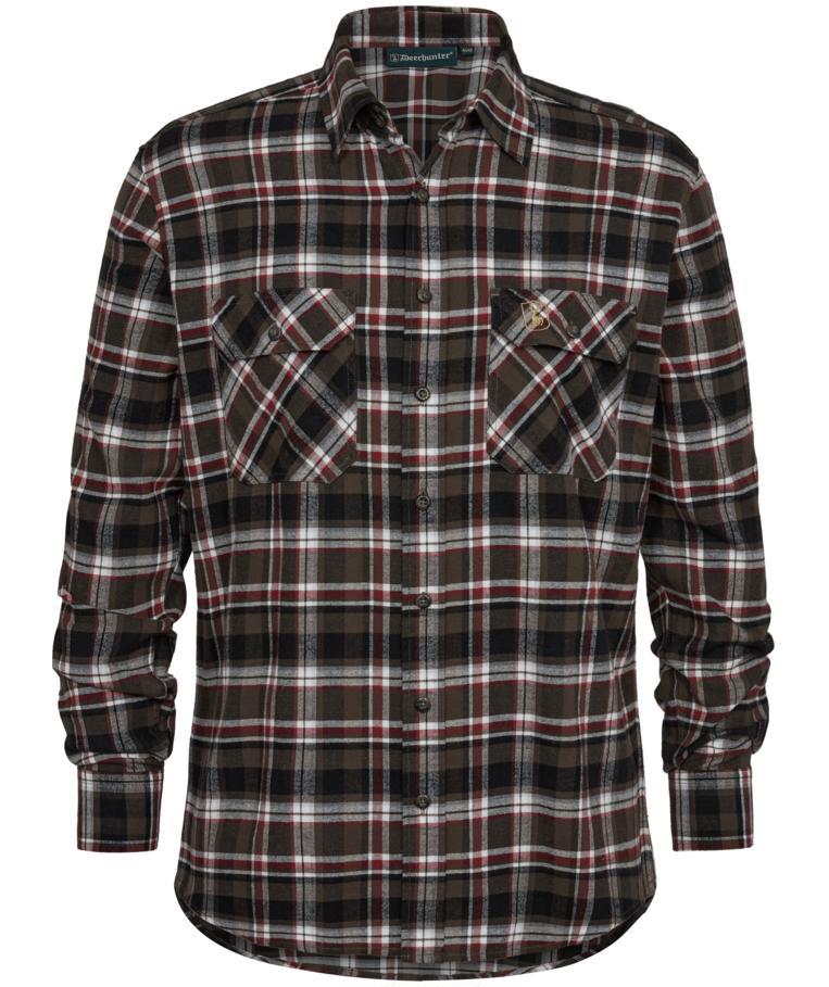 Deerhunter Nathan skogsarbetare skjorta, Brown Check