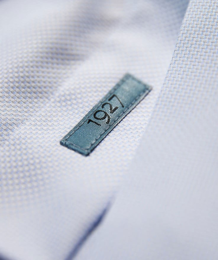 Lindbergh 1927 Signature Modern fit skjorte, Lys Bl&aring;, large image number 8