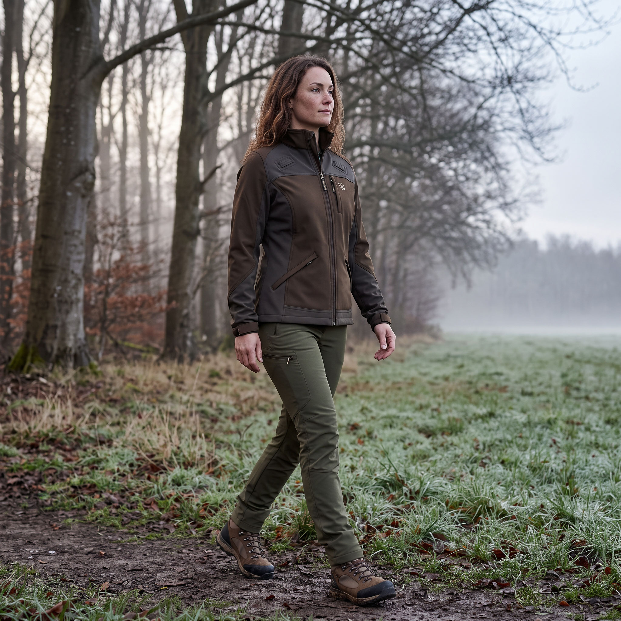 Deerhunter Lady Roja dame softshelljakke, Fallen Leaf
