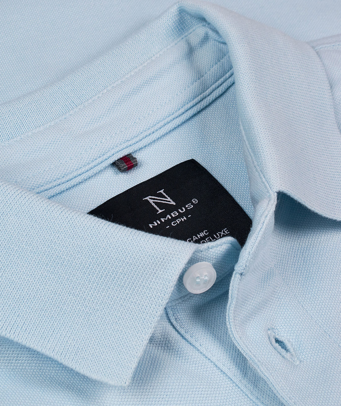 Nimbus Harvard Polo T-shirt, Sky Blue, large image number 2