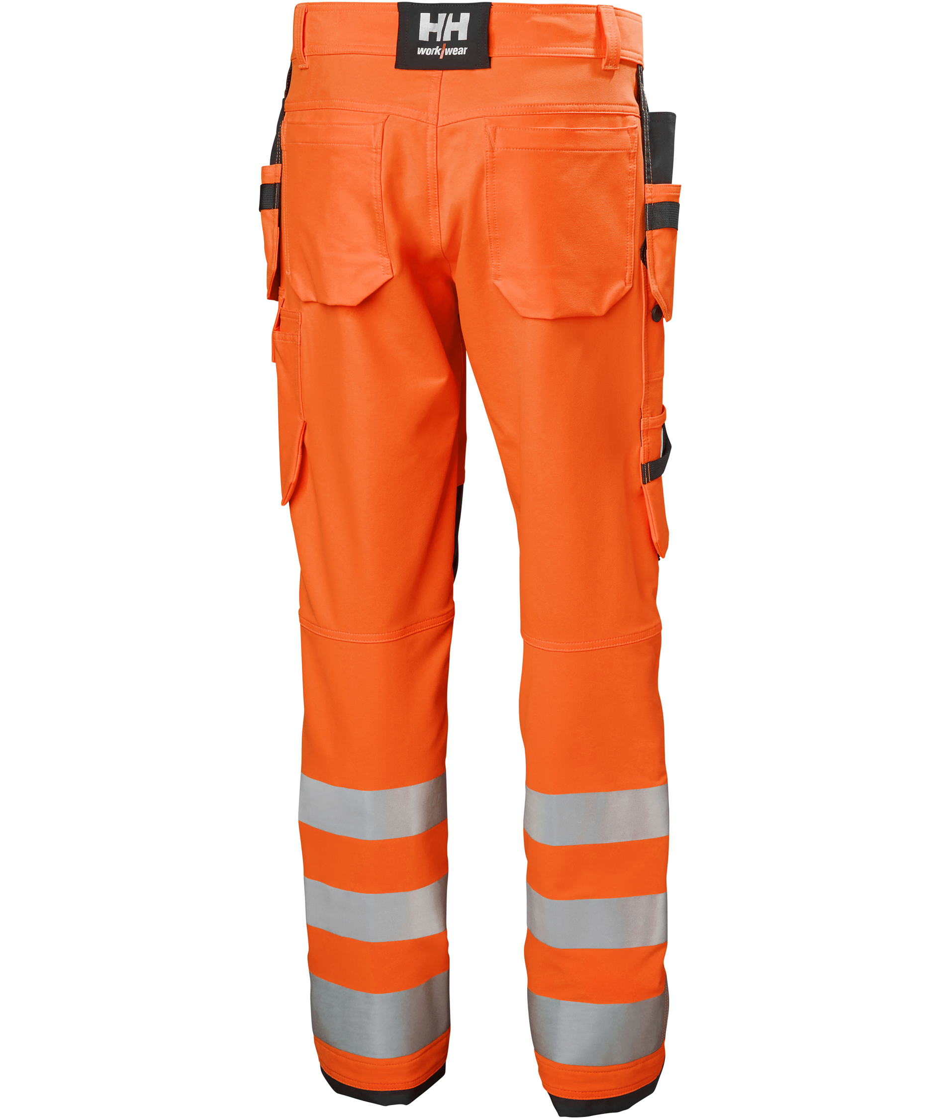 Helly Hansen Alna 4X Handwerkerhose full stretch, Hi-vis Orange/Ebony, large image number 2