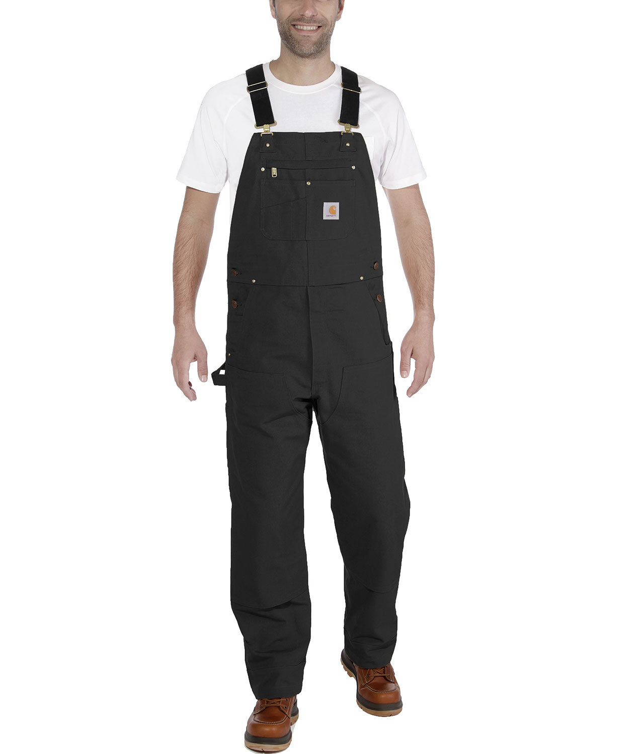 Carhartt bib overalls, Sort, large image number 2