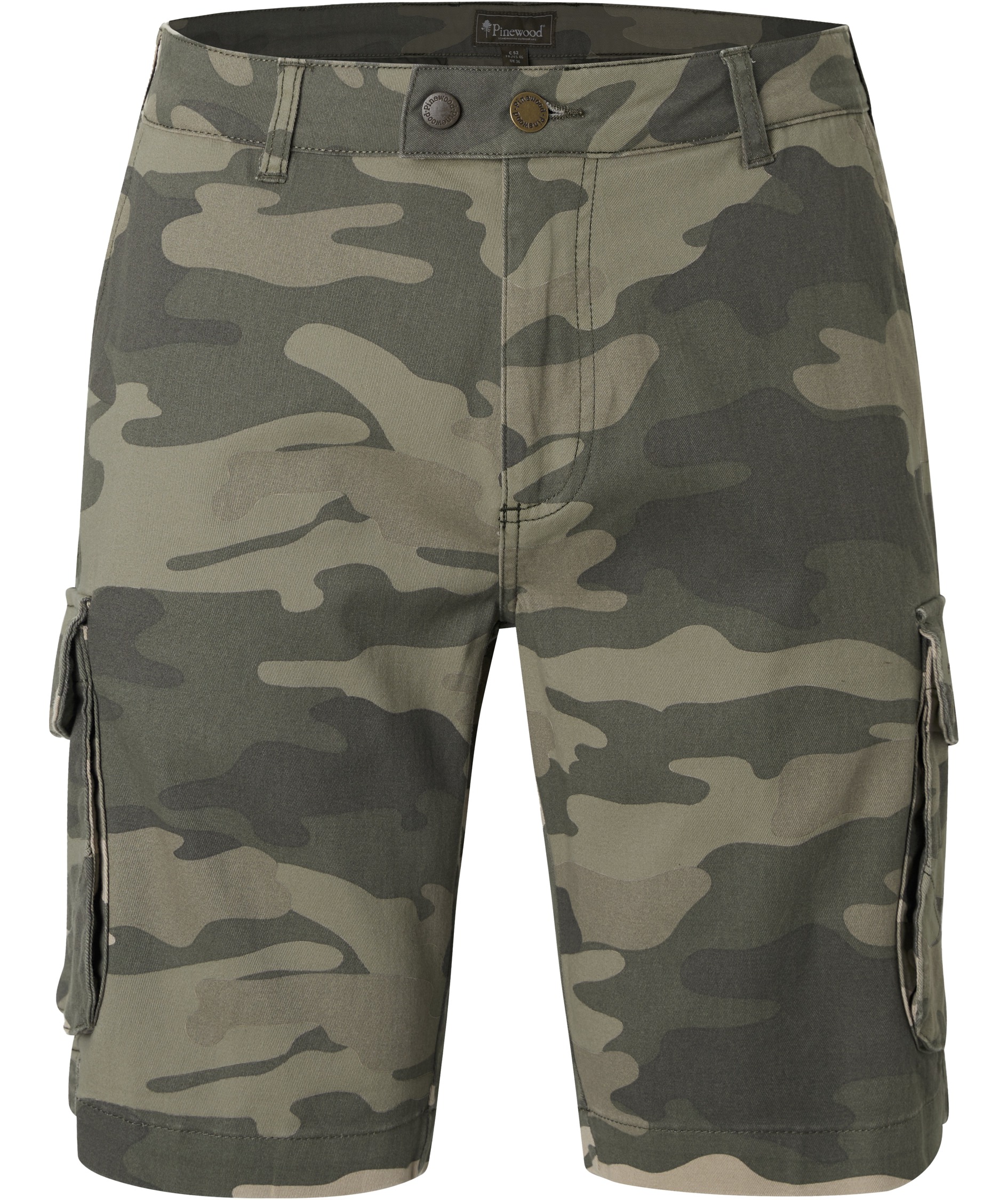 Pinewood Serengeti jagt- og friluftsshorts, Khaki Camo, Khaki Camo, swatch
