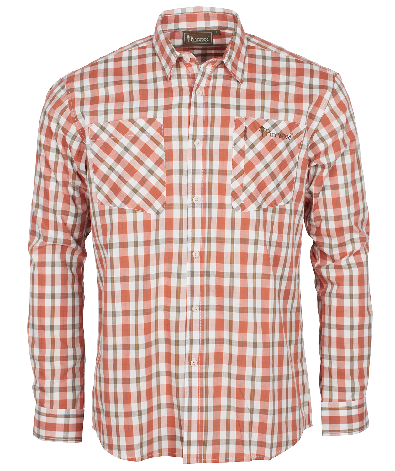 Pinewood Glenn skjorte, Terracotta/Brun