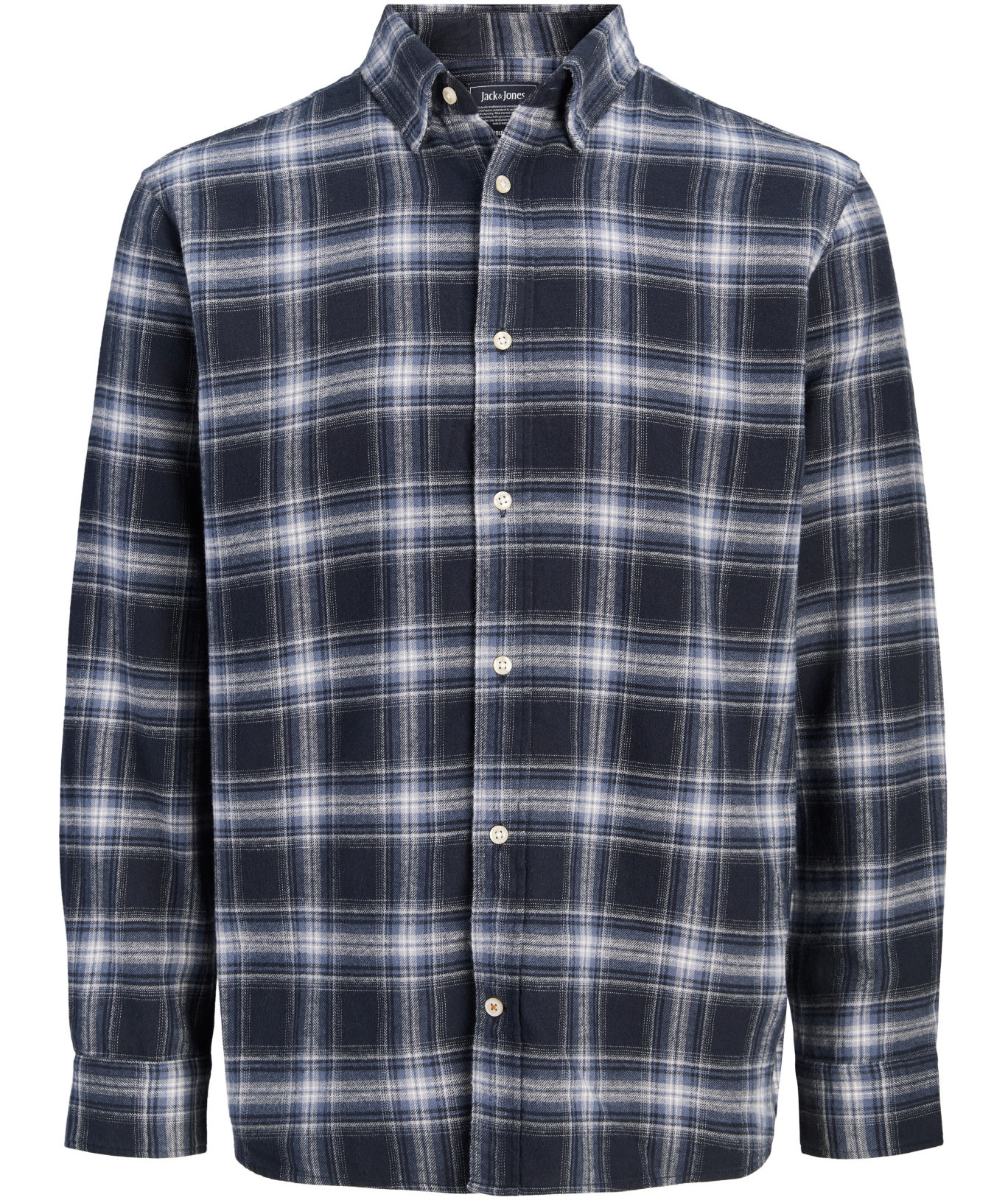 Jack & Jones JJEFIELD CHECK shirt, Navy Blazer, Navy Blazer, swatch