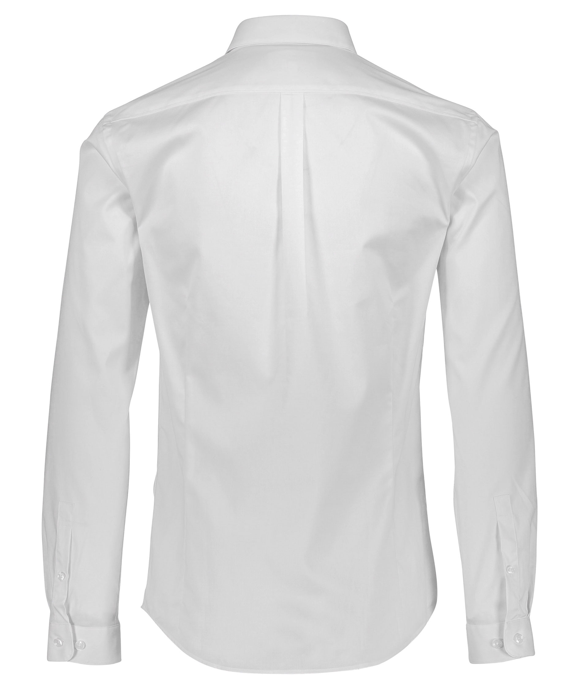 Lindbergh Twill Stretch Slim fit skjorta, Vit, large image number 2