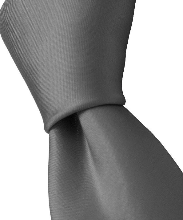 Connexion Tie Mikrofaserkrawatte 7 cm, Grau, Grau, swatch