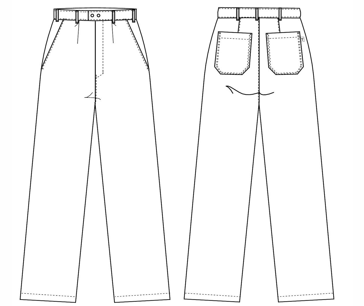 Kentaur trousers with pleats, Black, large image number 3