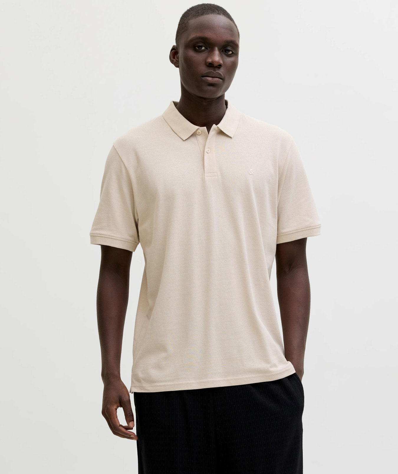 Jack & Jones JJEBASIC Poloshirt, Moonbeam, large image number 6