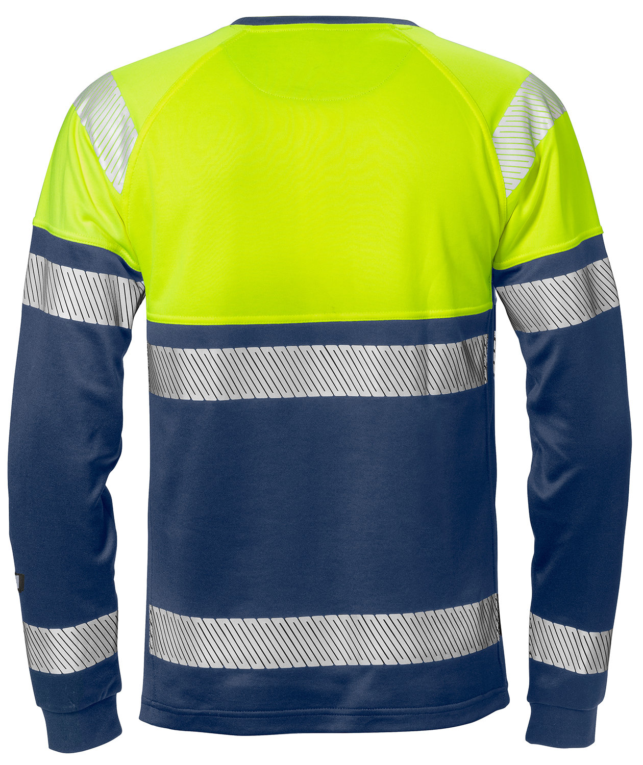 Fristads&nbsp;long-sleeved T-shirt 7519, Hi-vis Yellow/Marine, large image number 1