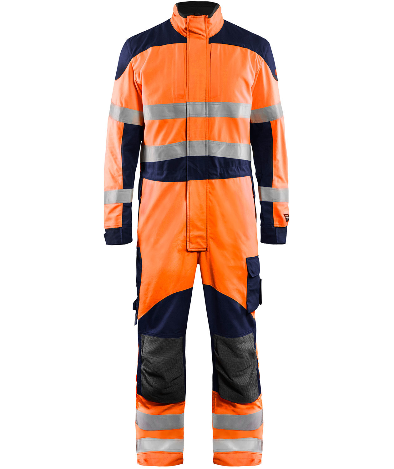 Bl&aring;kl&auml;der Multinorm kjeledress, Hi-vis Oransje/Marinebl&aring;