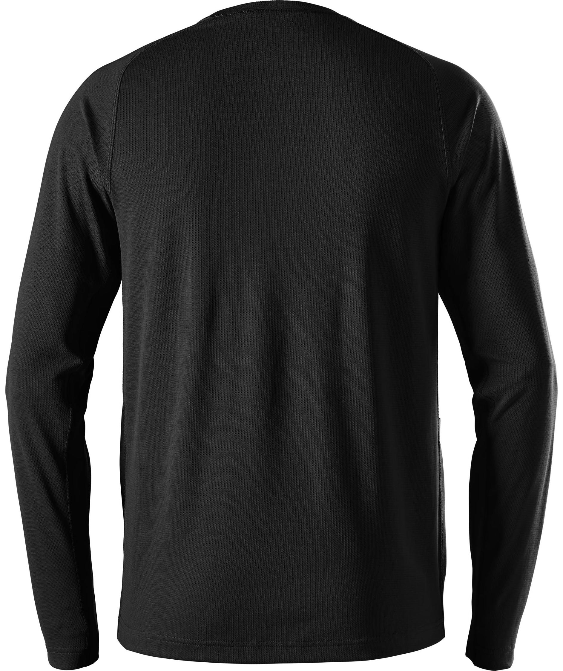 Snickers Stay Fresh langermet T-skjorte 2454, Svart, large image number 1