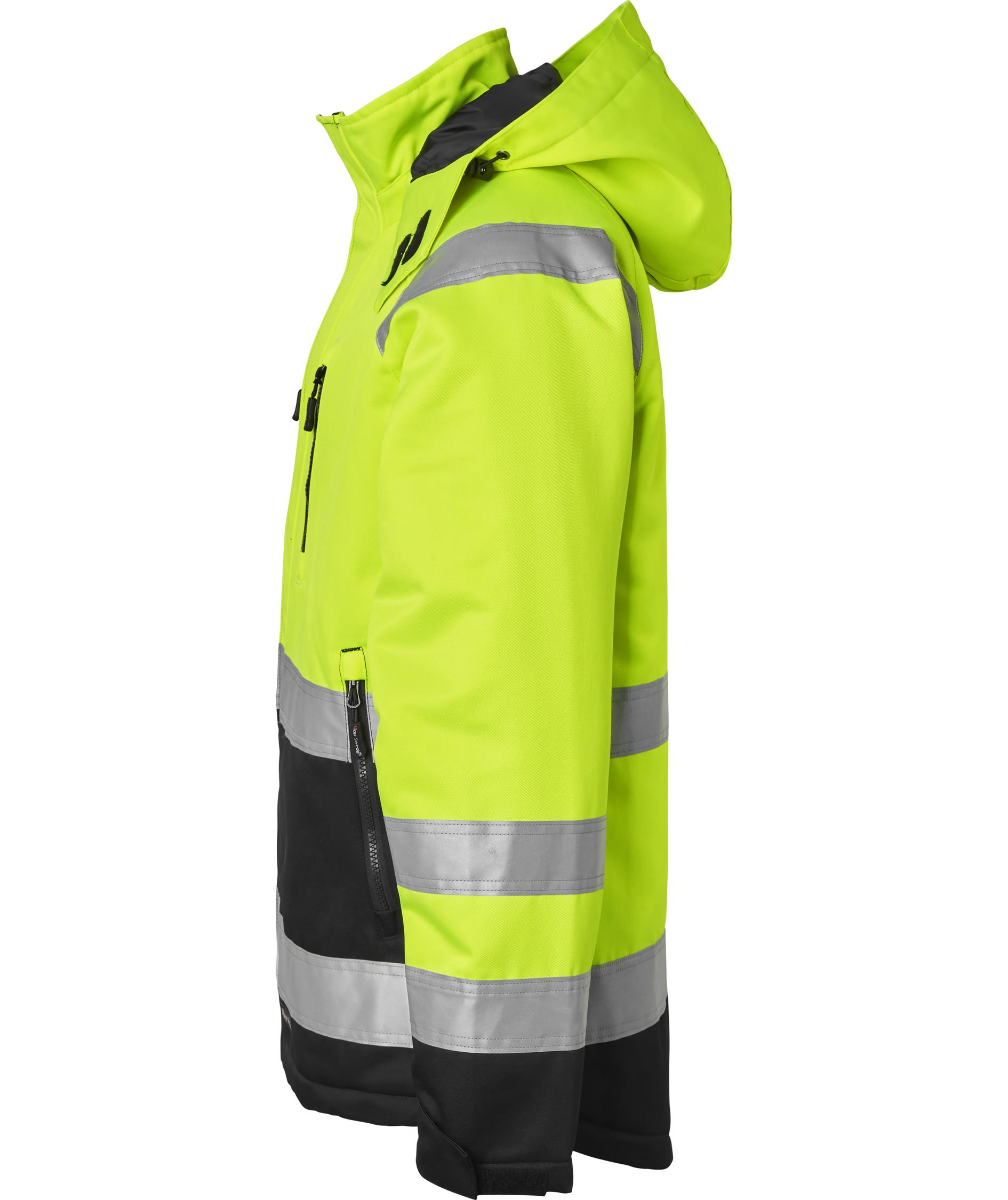 Top Swede vinterjakke 131, Hi-vis Gul/Sort, large image number 3