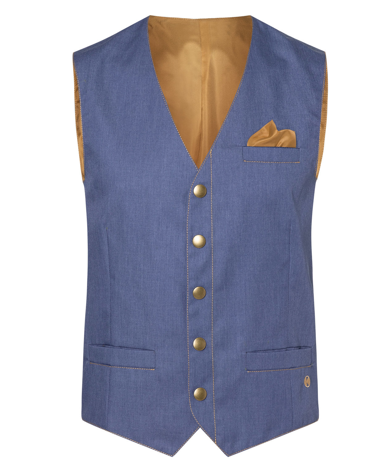 Karlowsky Urban-Style vest, Vintage-bl&aring;, large image number 0