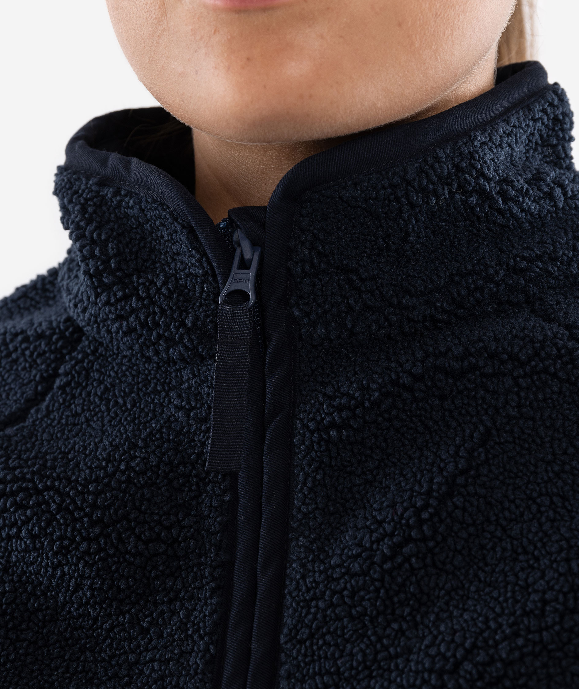 Fristads Copper p&auml;lsfiberjacka dam, M&ouml;rk Marinbl&aring;, large image number 4