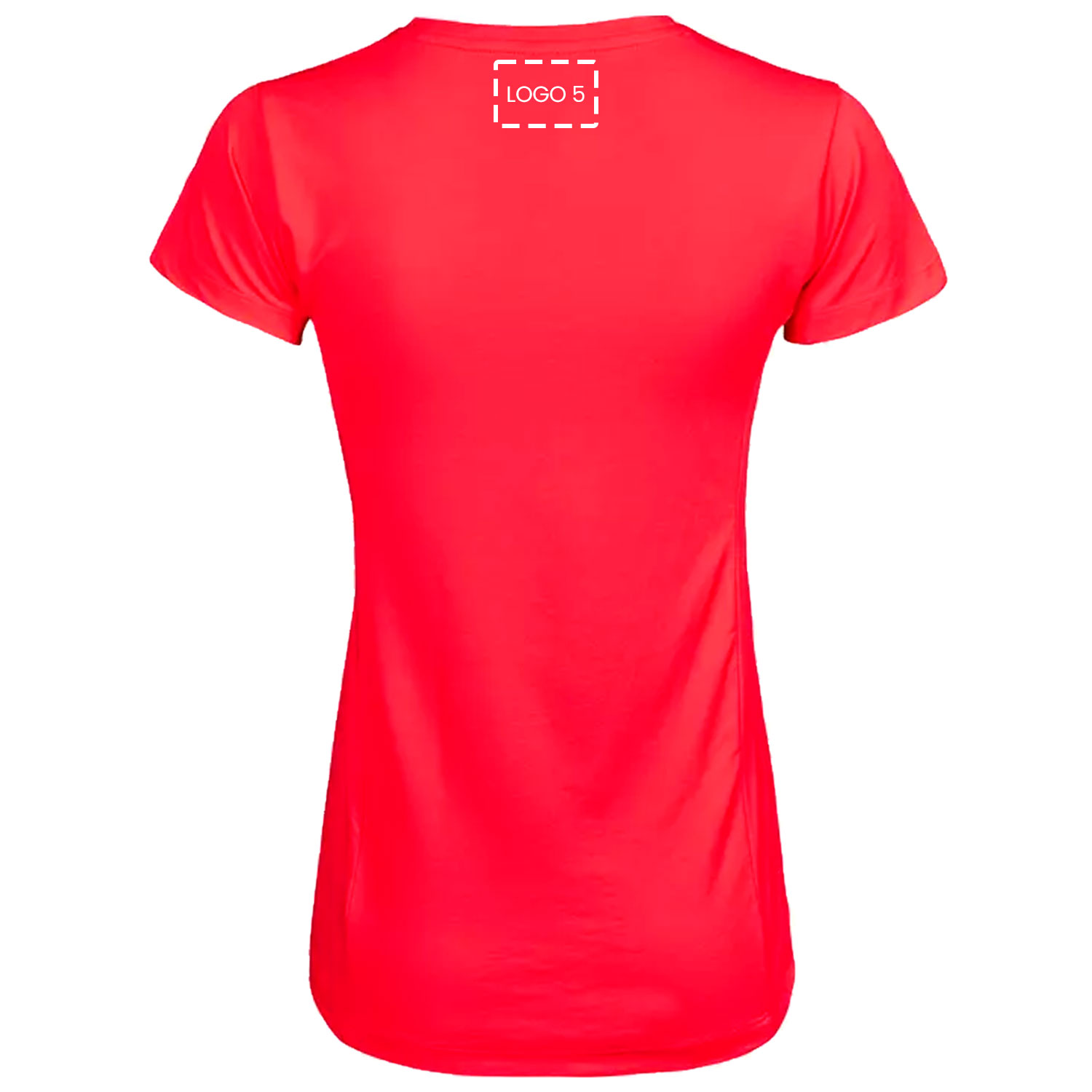 Tee Jays luxury dame T-shirt med logotryk, , large image number 2