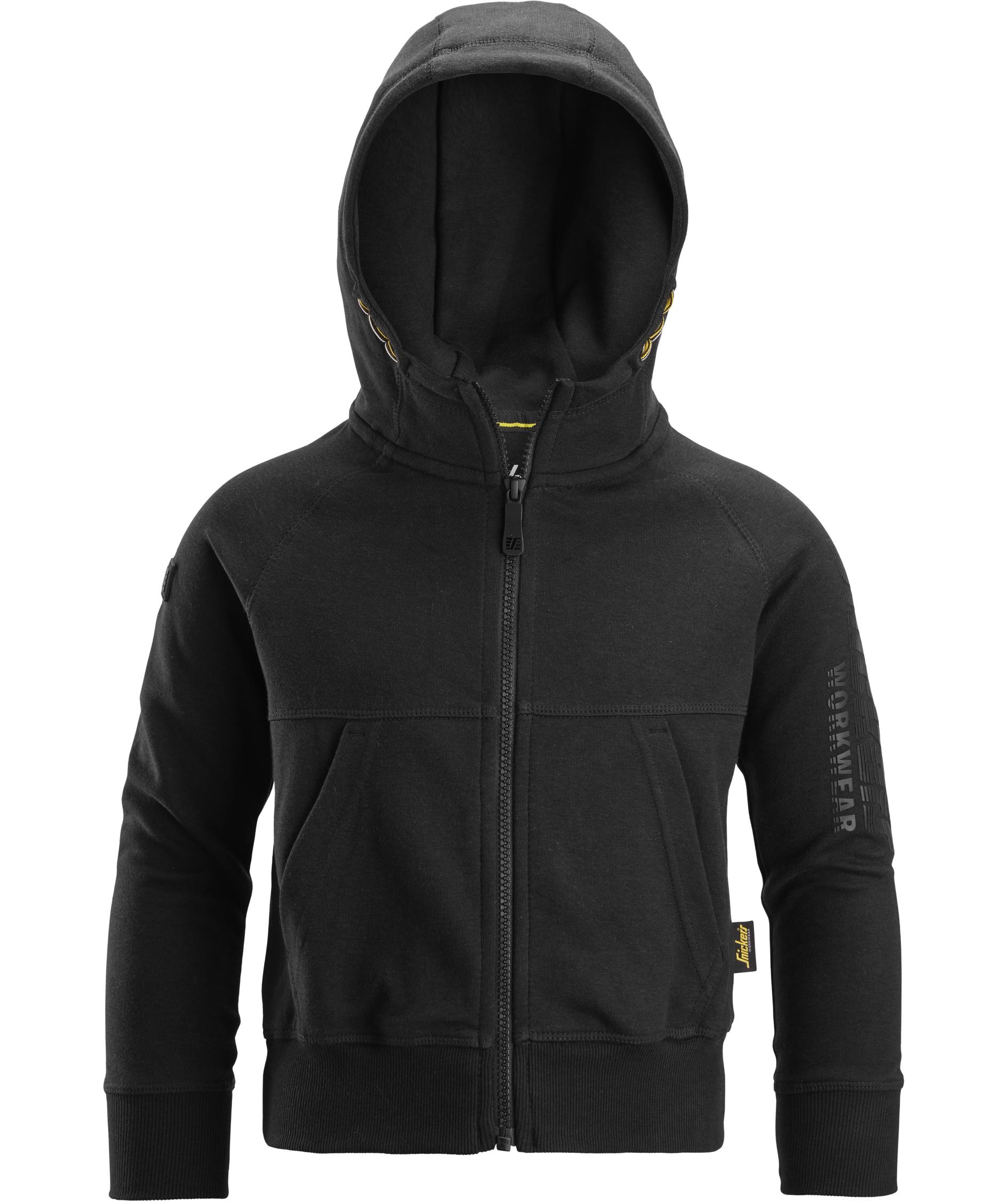 Snickers hoodie 7512 till barn, Svart