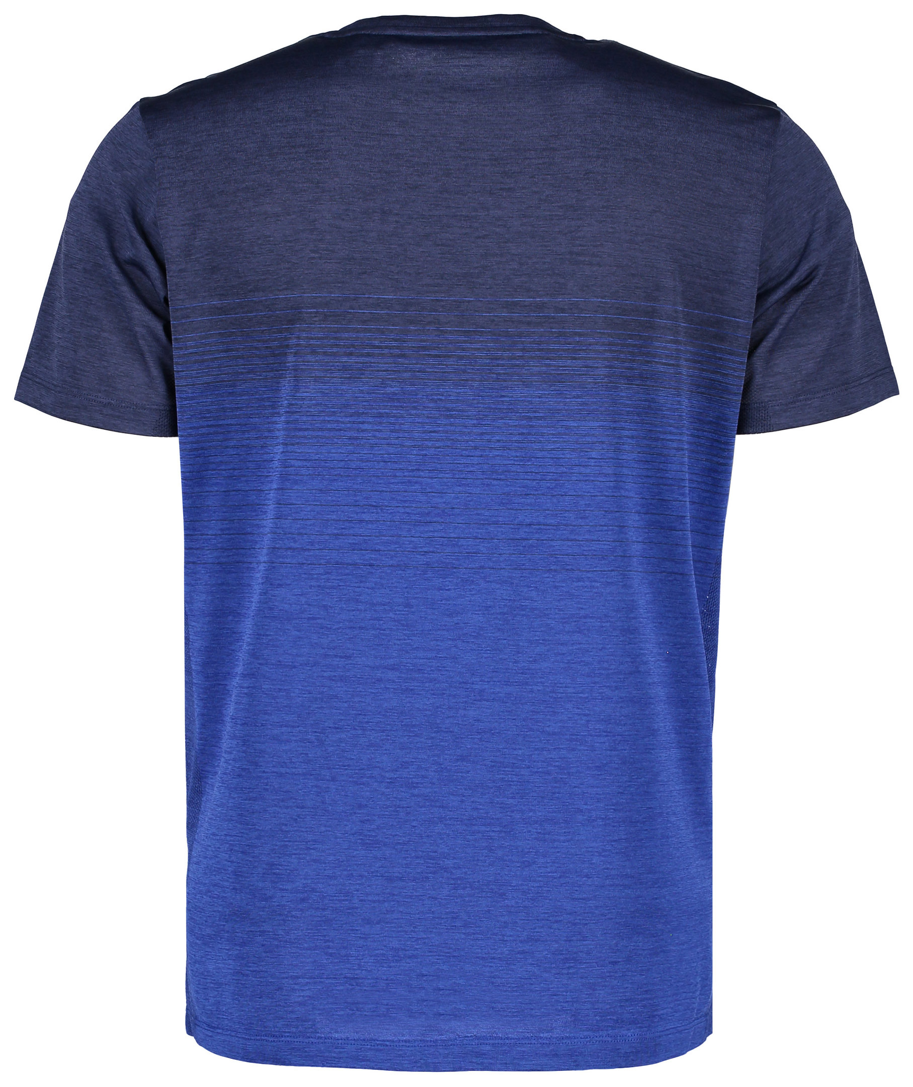 GEYSER seamless stribet T-shirt, Navy melange, large image number 2