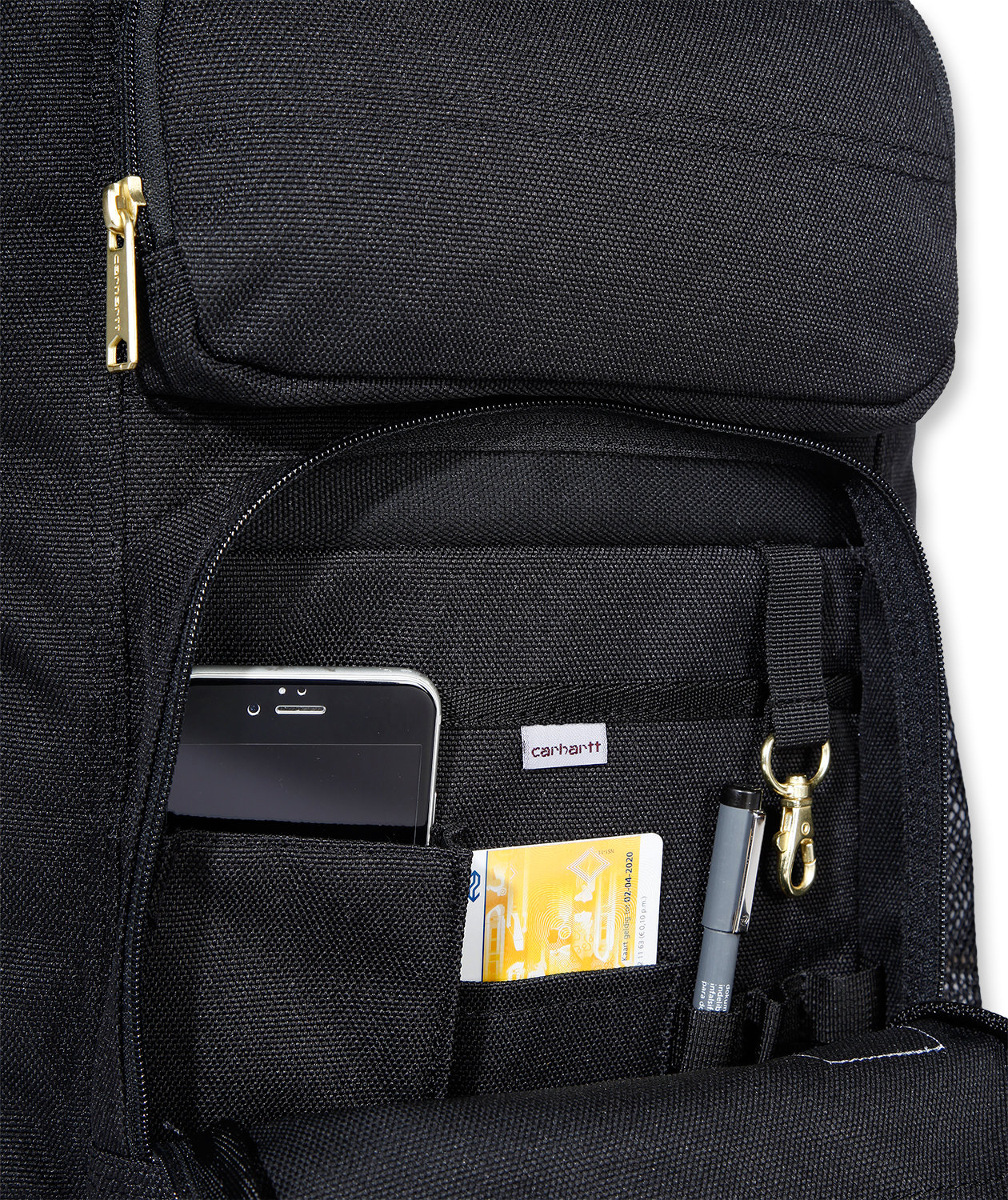 Carhartt Single Compartment ryggsekk, Svart, Svart, large image number 2