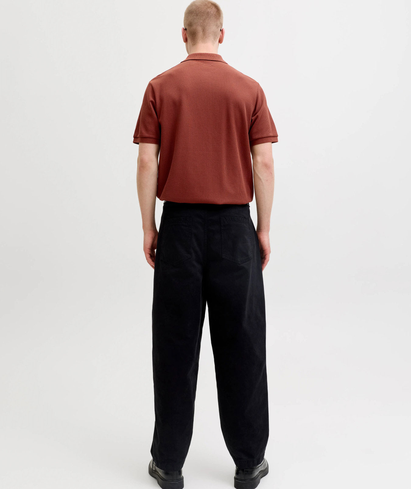 Jack & Jones JJEAUSTIN Polo shirt, Fired Brick, large image number 2