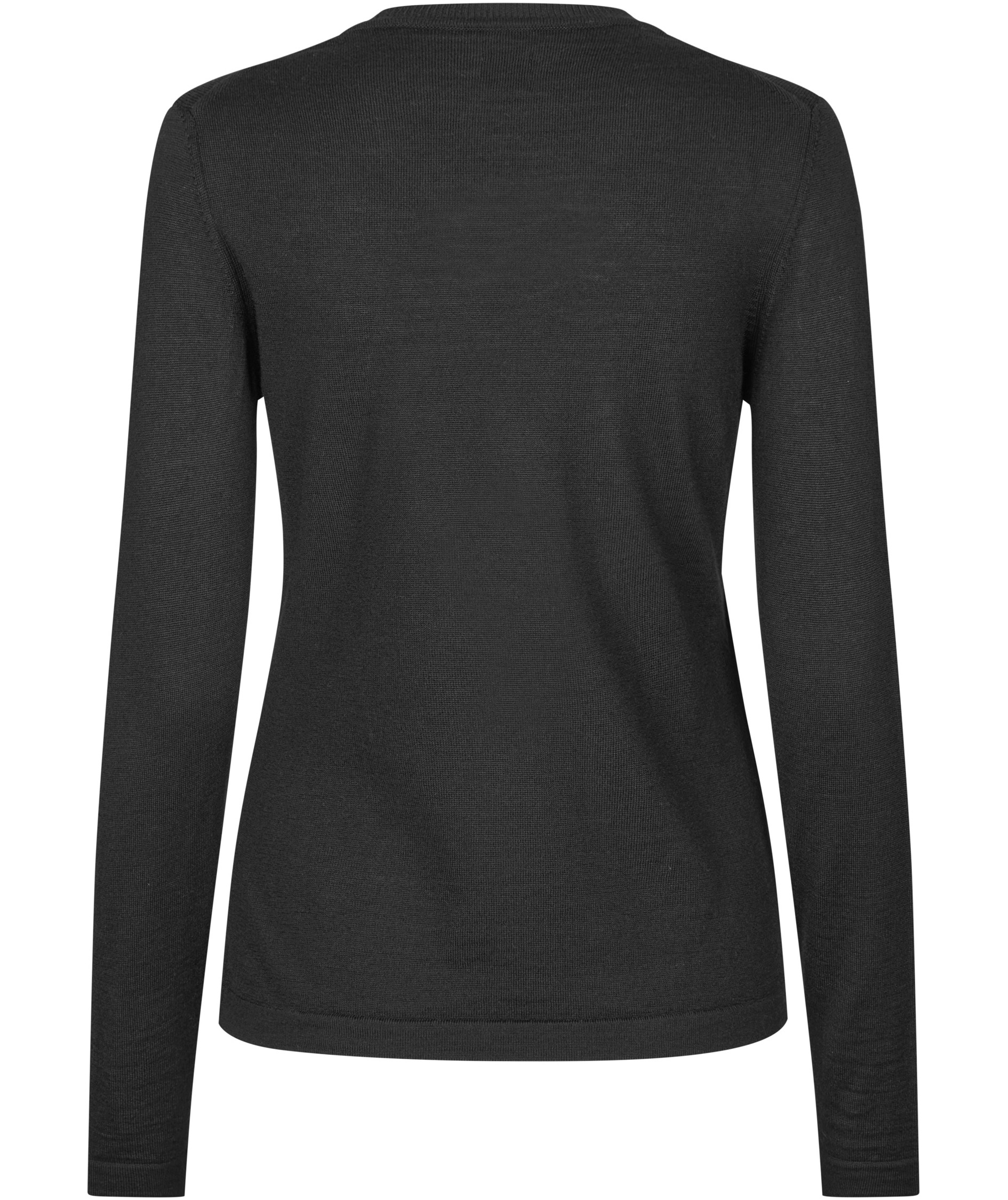 Seven Seas women's knitted pullover with wool, Black
