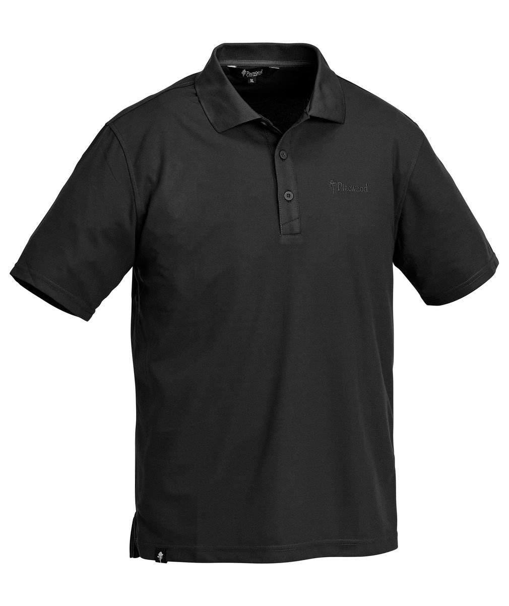 Pinewood  Ramsey polo T-shirt, Sort, Sort, swatch