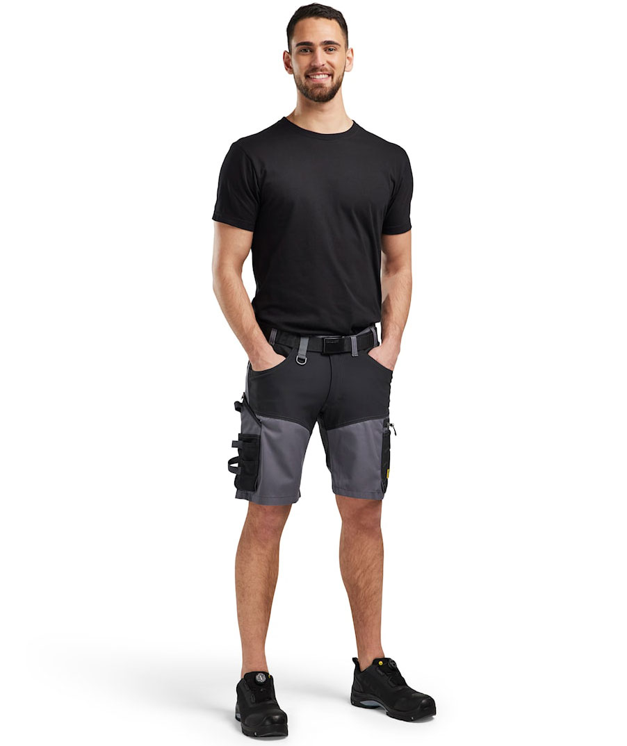 Bl&aring;kl&auml;der arbejdsshorts