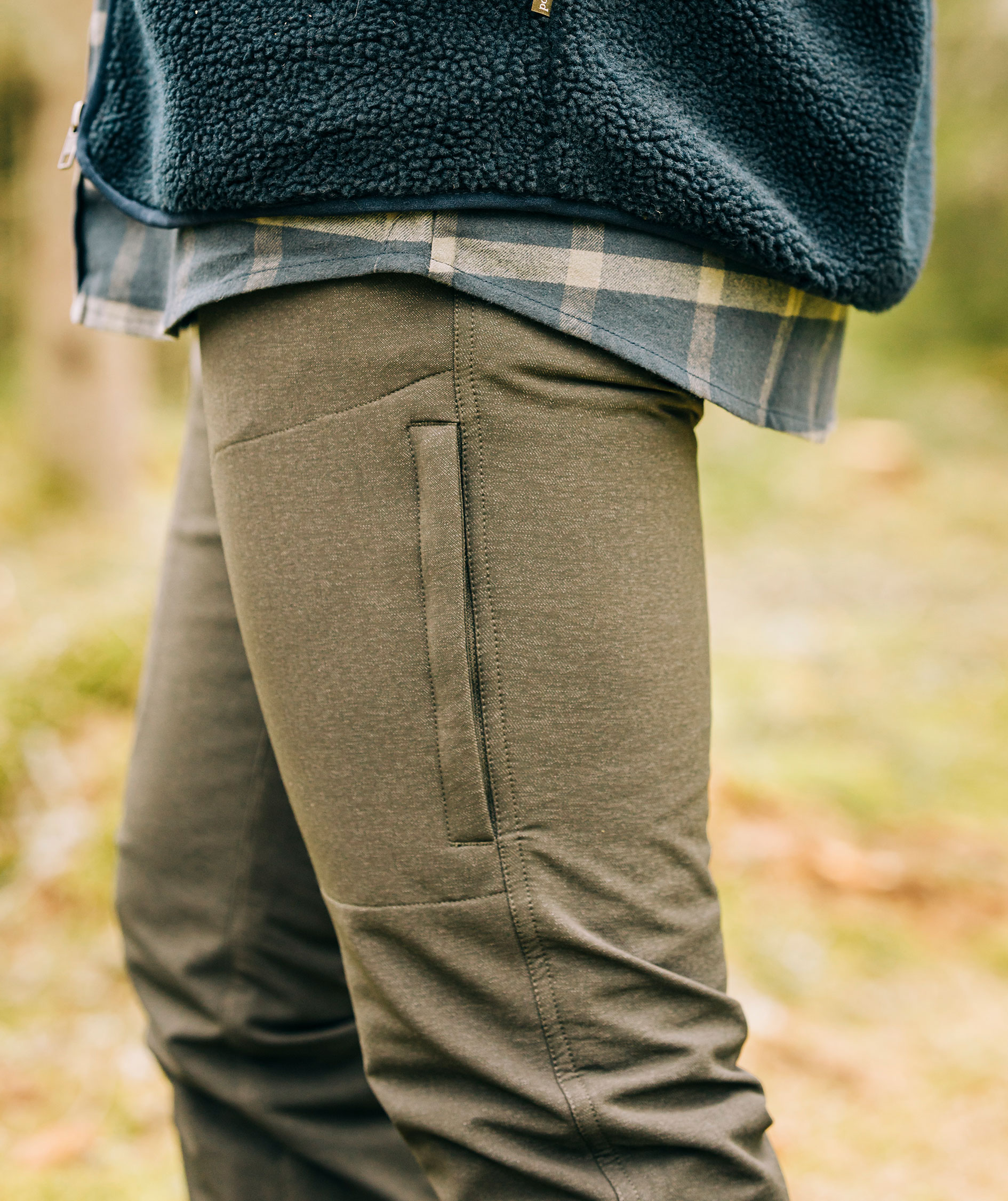 Pinewood&nbsp;Urban Nature bukser, M&oslash;rkegr&oslash;n, large image number 2