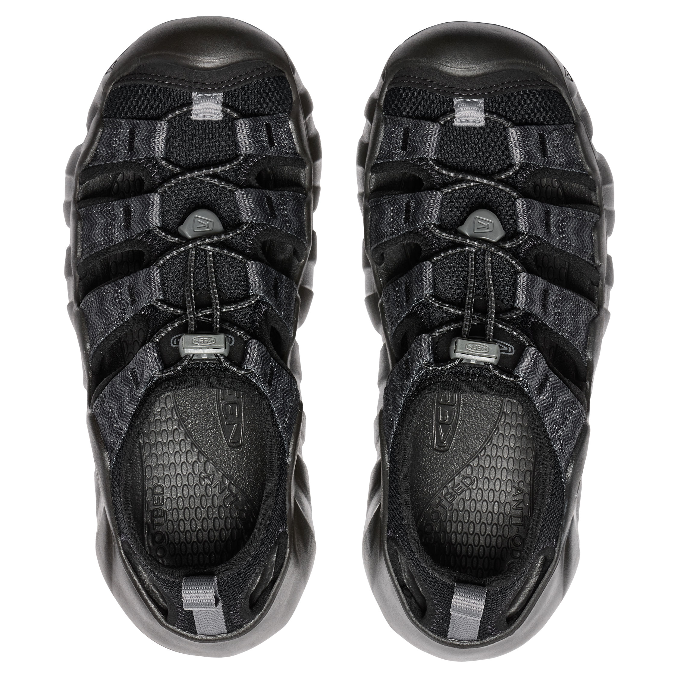 Keen Hyperport H2 women's sandals, Black/Steel Grey, large image number 4