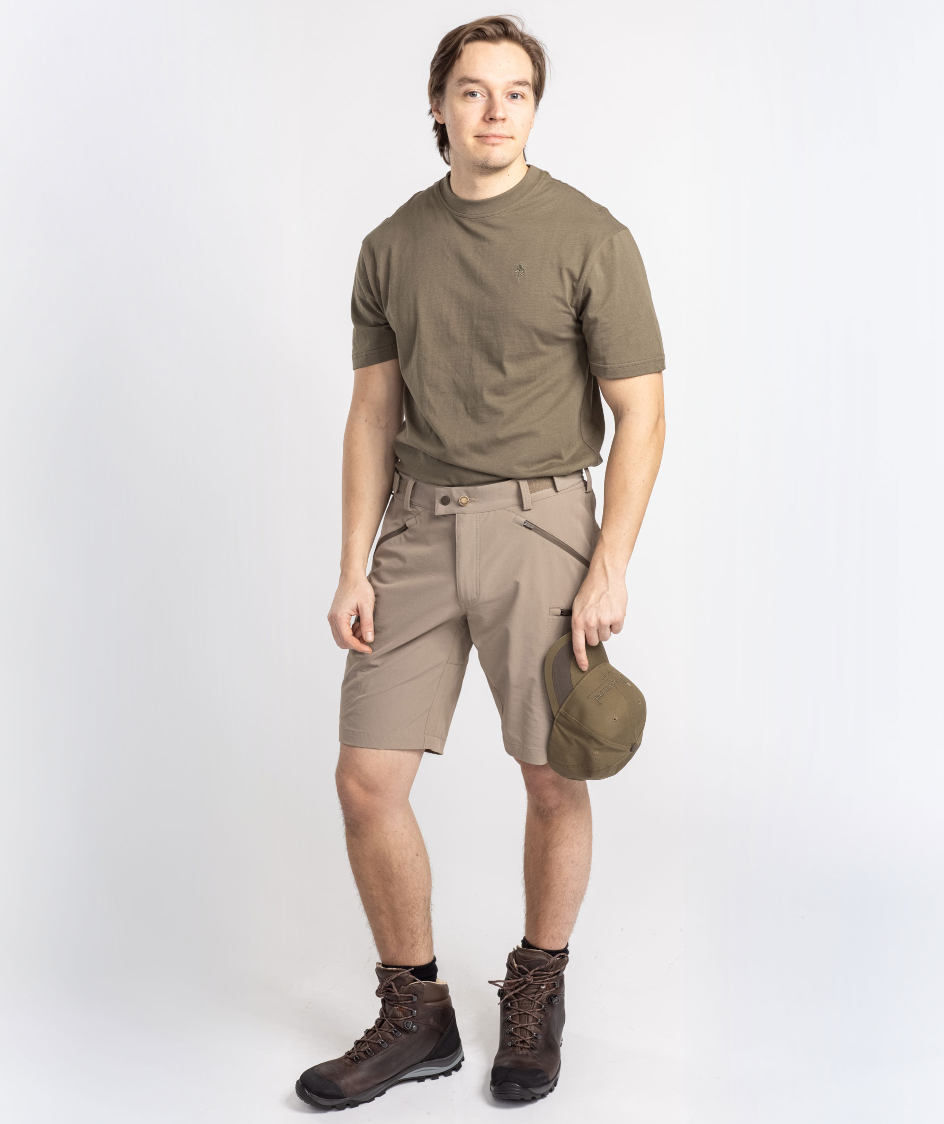 Pinewood Abisko shorts, Mole Brown