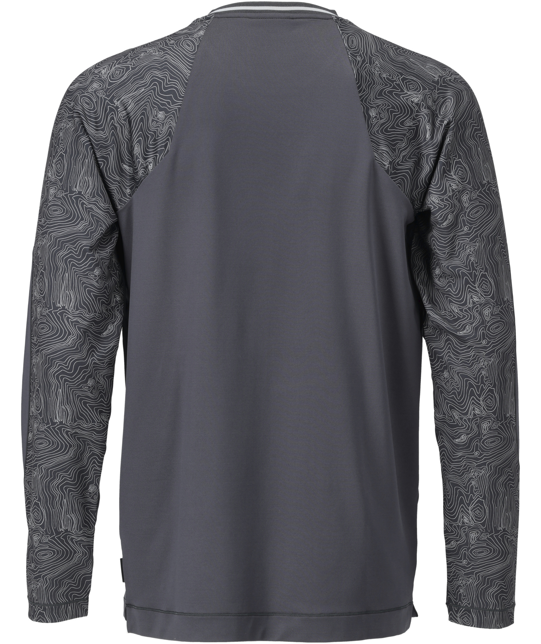 Mascot Customized langermet T-skjorte, Stein gr&aring;