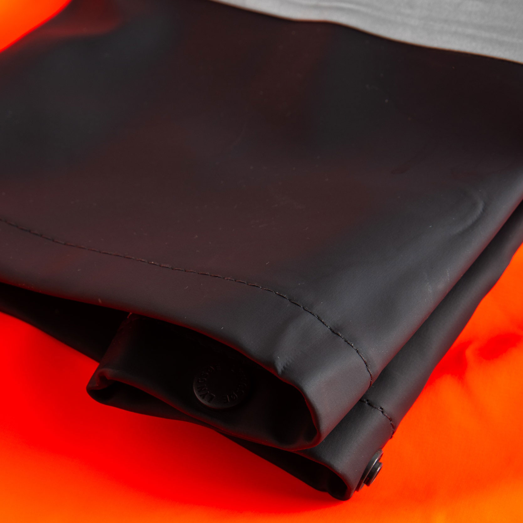 Lyngs&oslash;e Multinorm Regenlatzhose, Hi-vis Orange/Marine, large image number 3