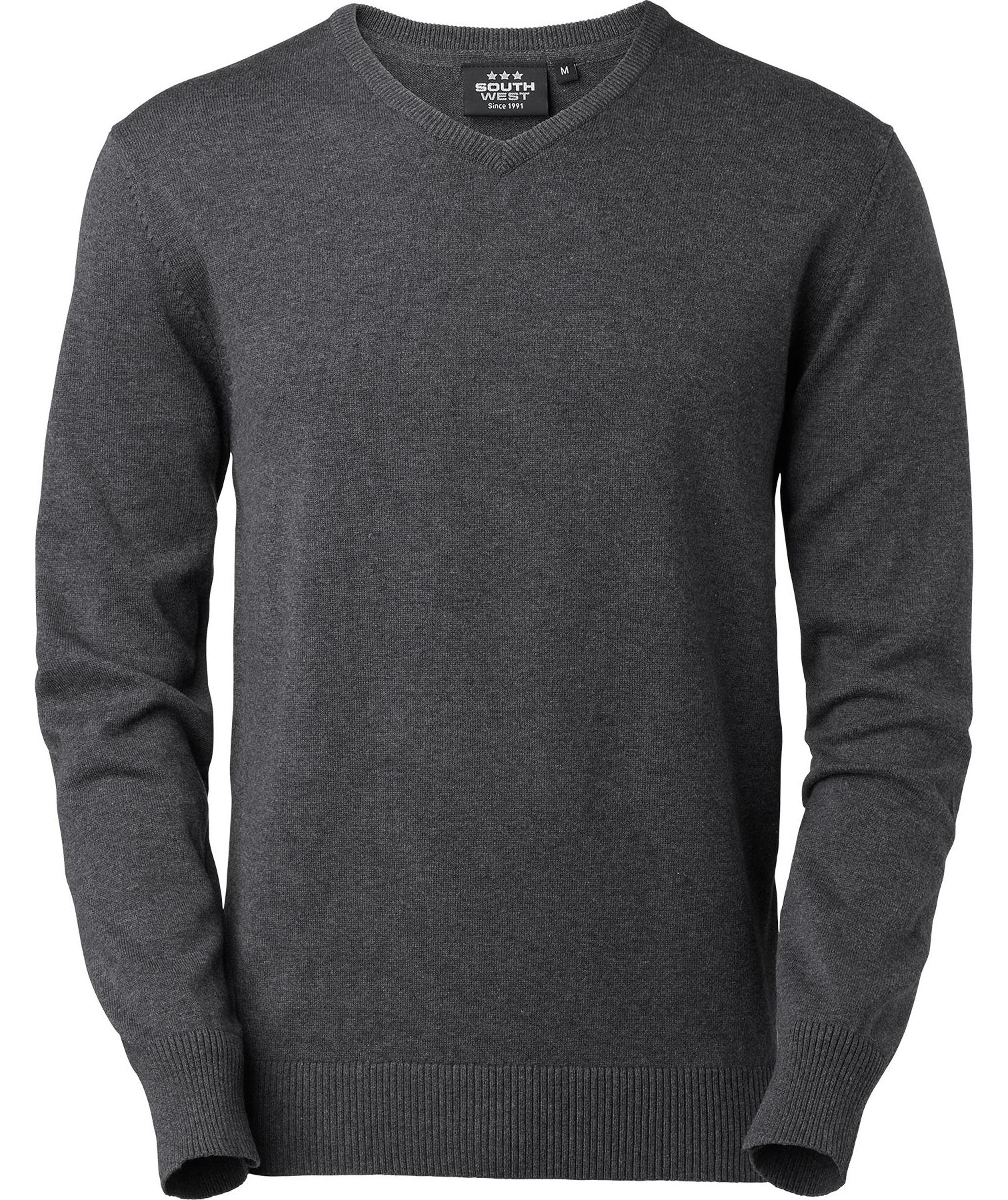 South West James stickad tr&ouml;ja, Dark Grey, large image number 0