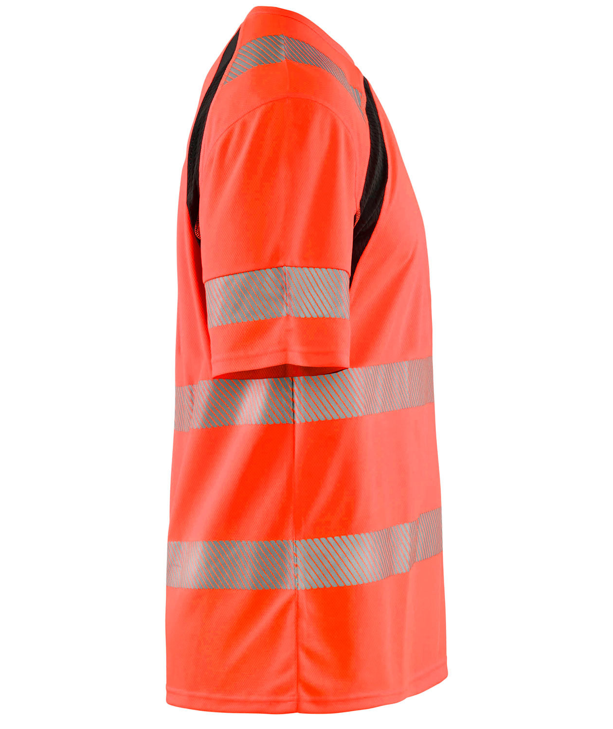 Bl&aring;kl&auml;der UV T-shirt, Hi-vis&nbsp;R&oslash;d/Sort, large image number 3