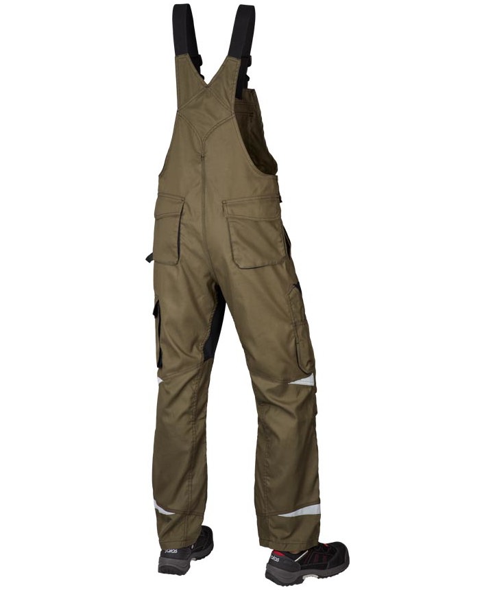 J.A.K. overalls 1603, Army/Sort