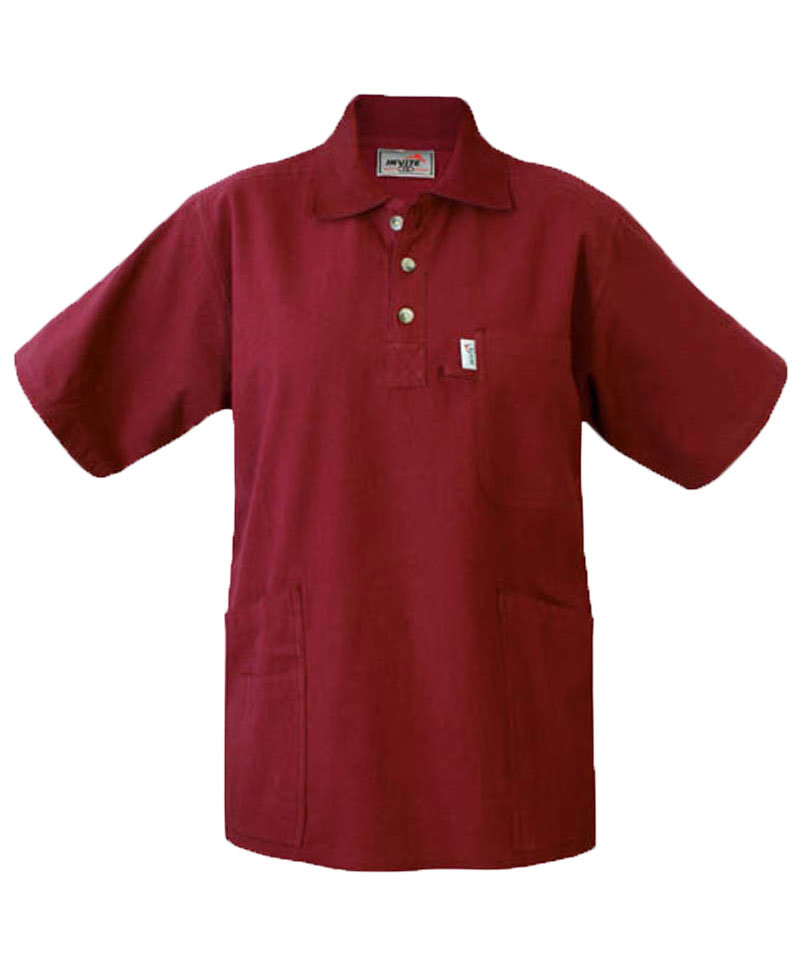 Invite tunika  med krage, Vinr&ouml;d