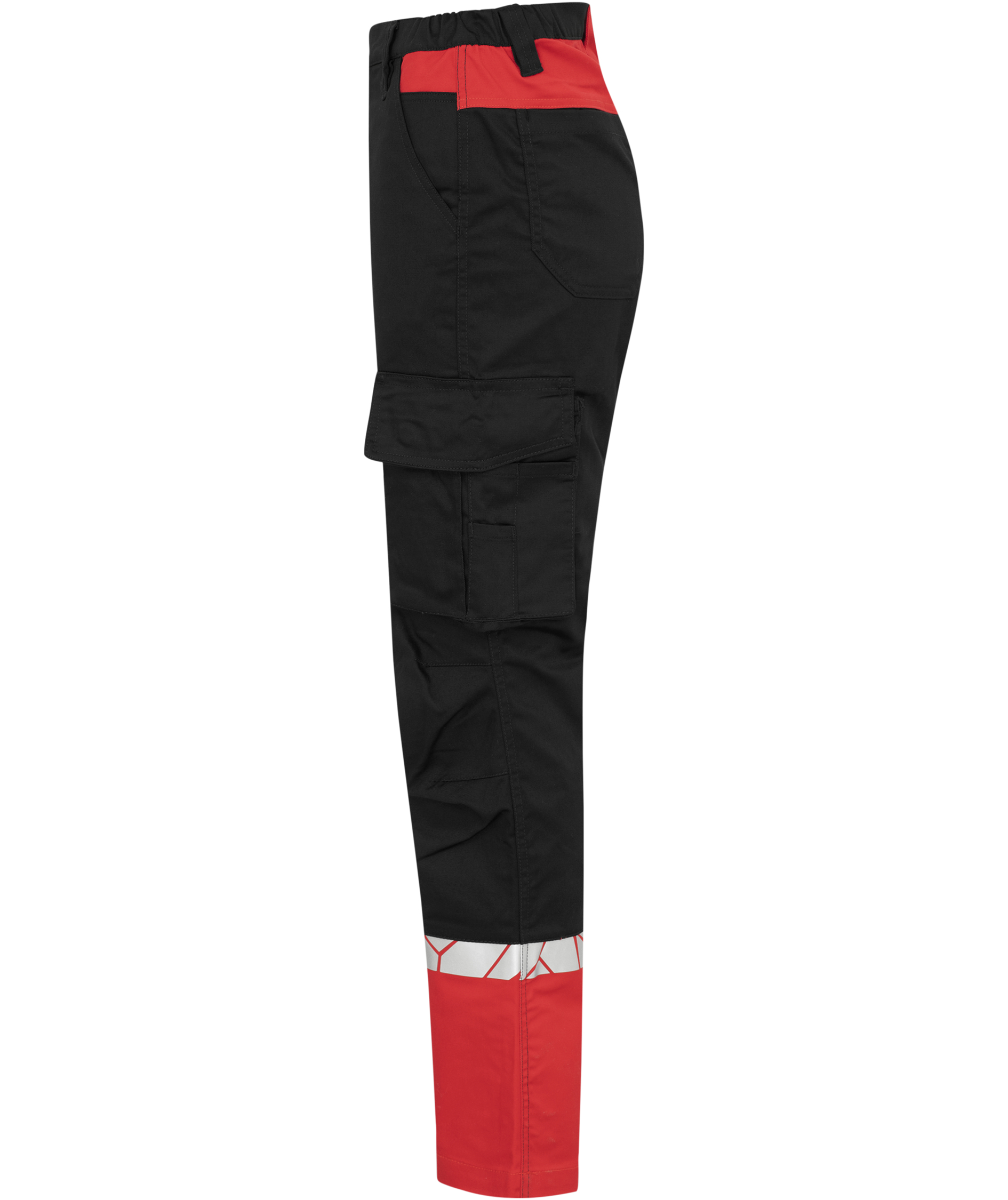ProJob women's service trousers 7511, Black/Red, large image number 3