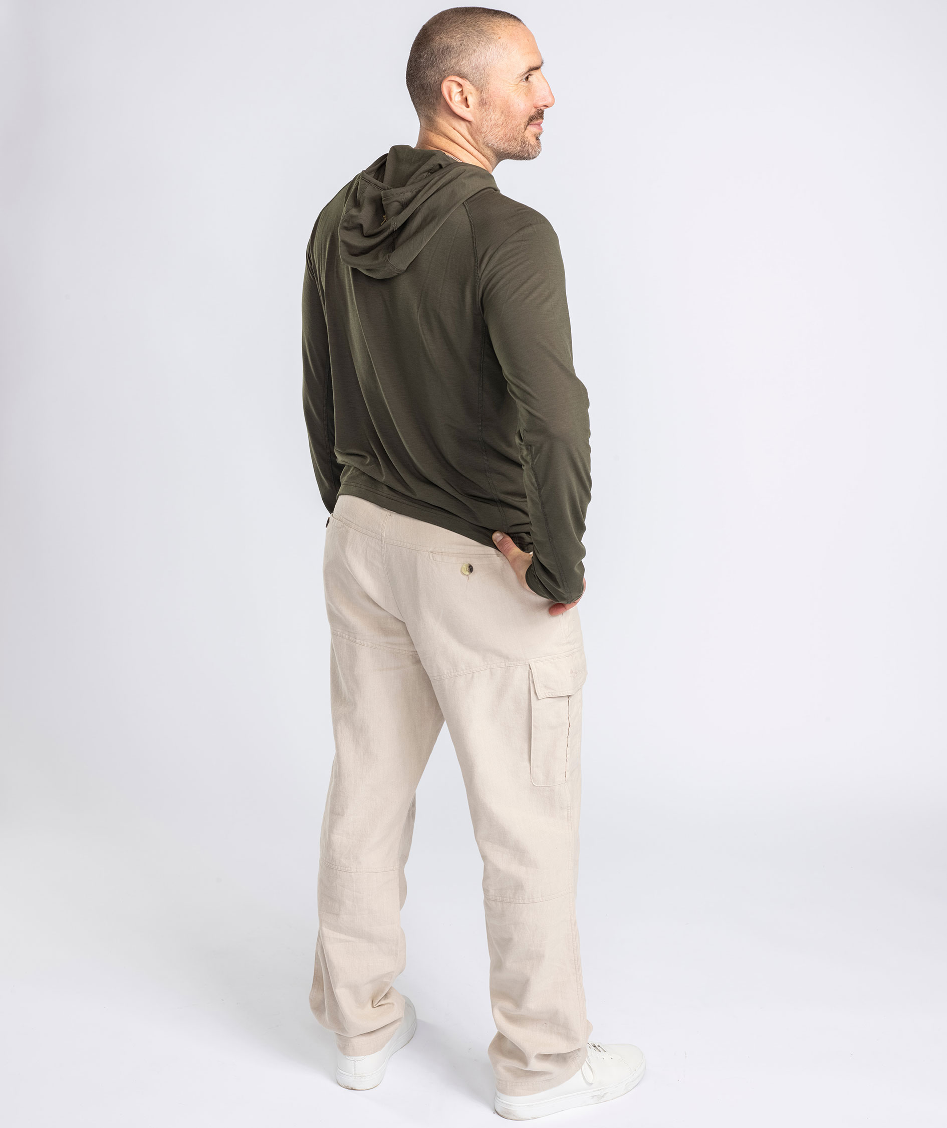 Pinewood&nbsp;V&auml;rnamo NartureSafe bukser med h&oslash;r, Linen Beige, large image number 7