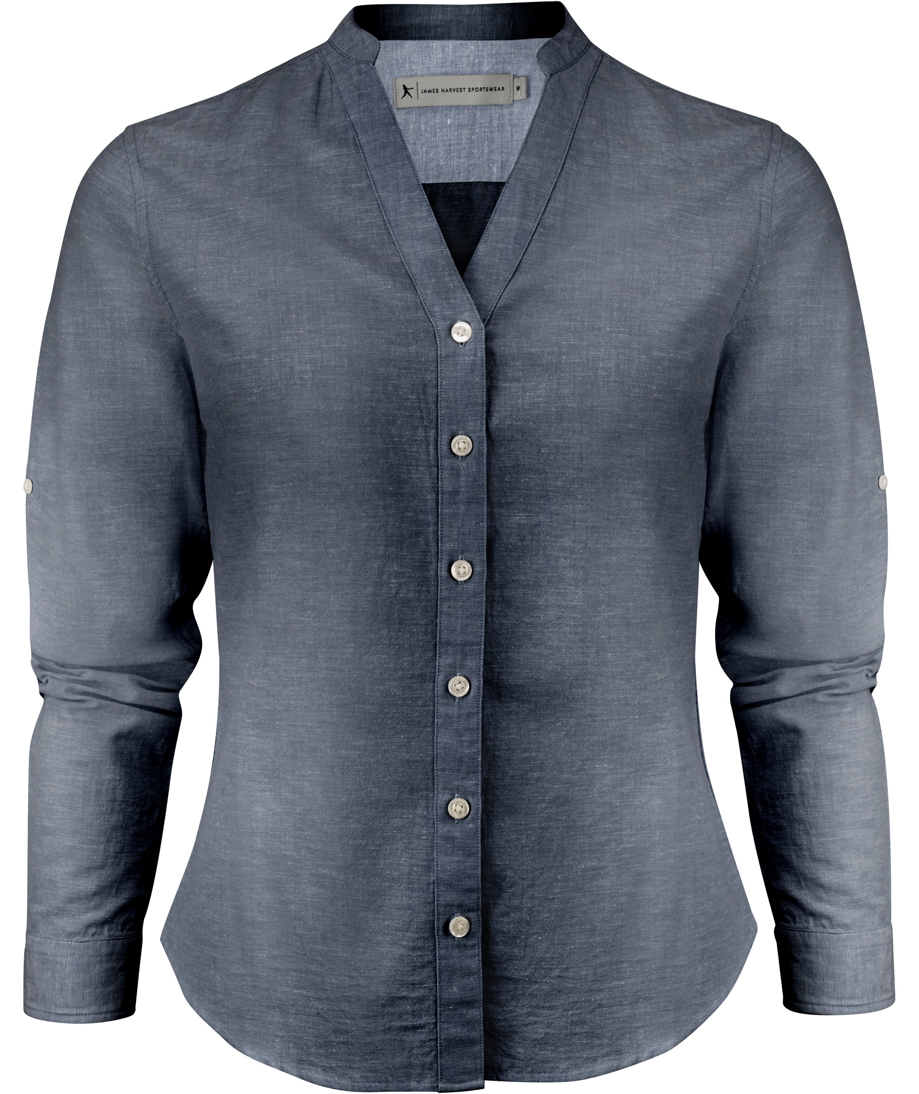 James Harvest Townsend linneskjorta dam, Navy