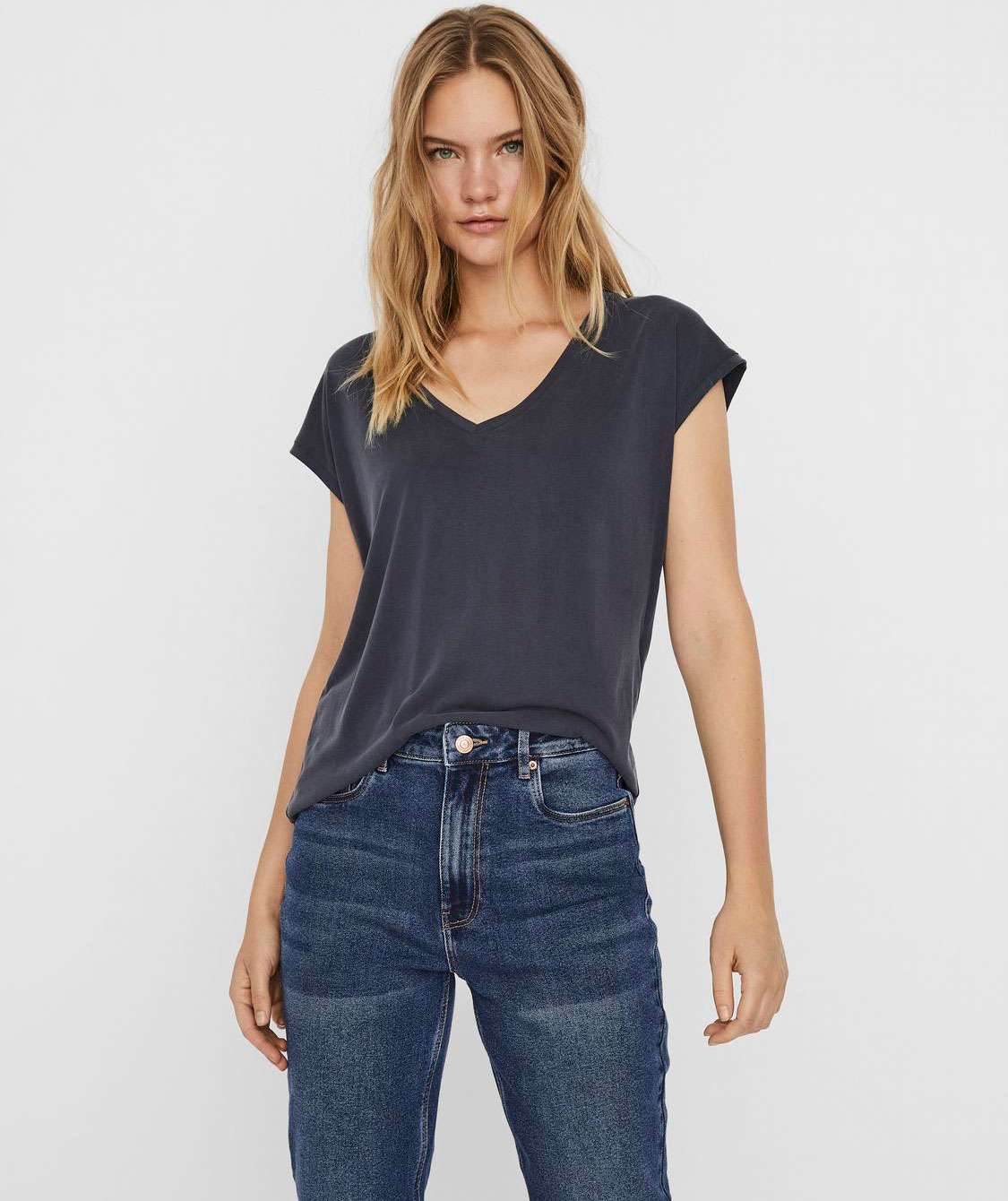 Vero Moda VMFILLI dame T-shirt, Ombre Blue, large image number 1