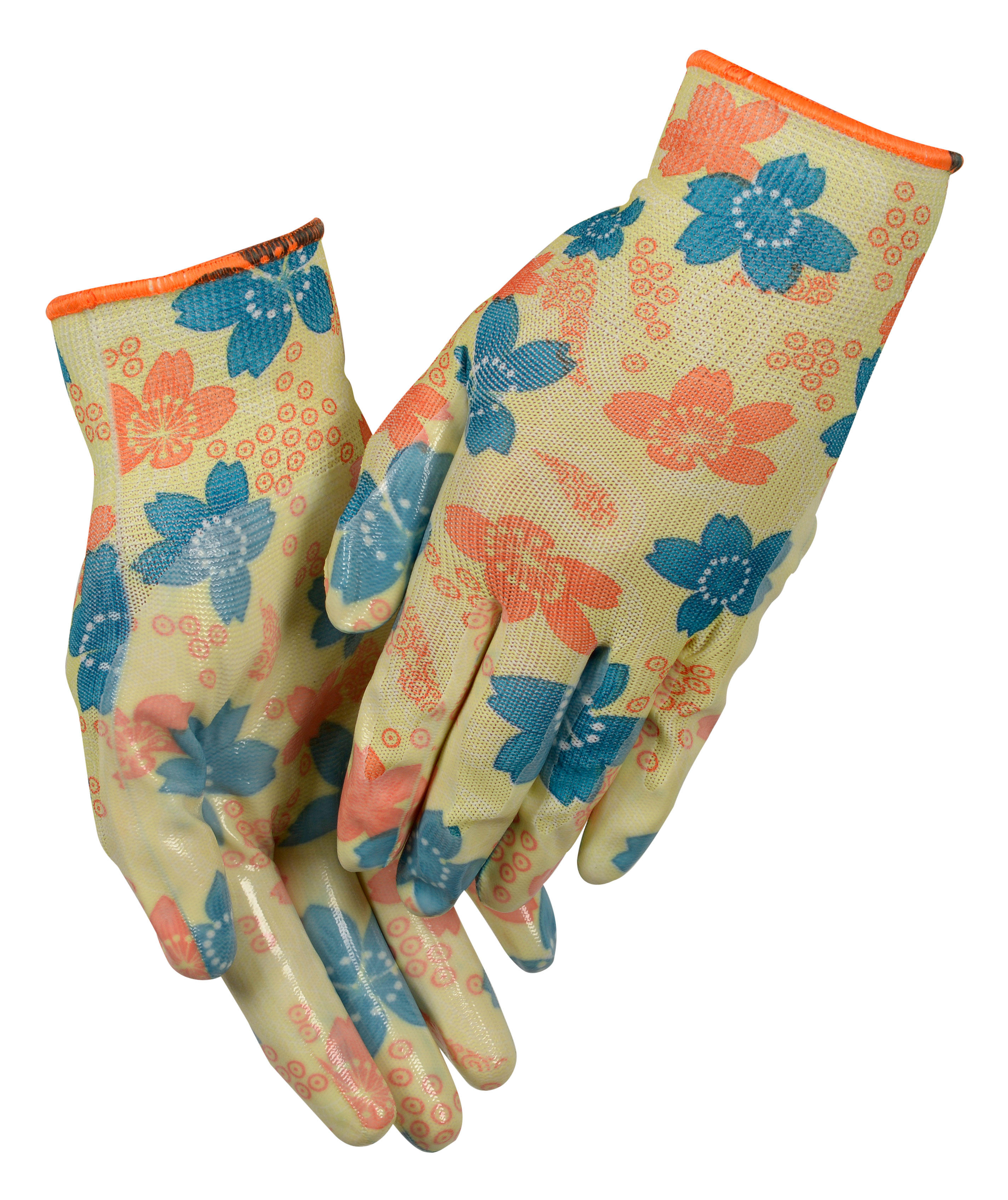 OX-ON Garden Basic 5005 arbetshandskar, Gr&ouml;n/Bl&aring;