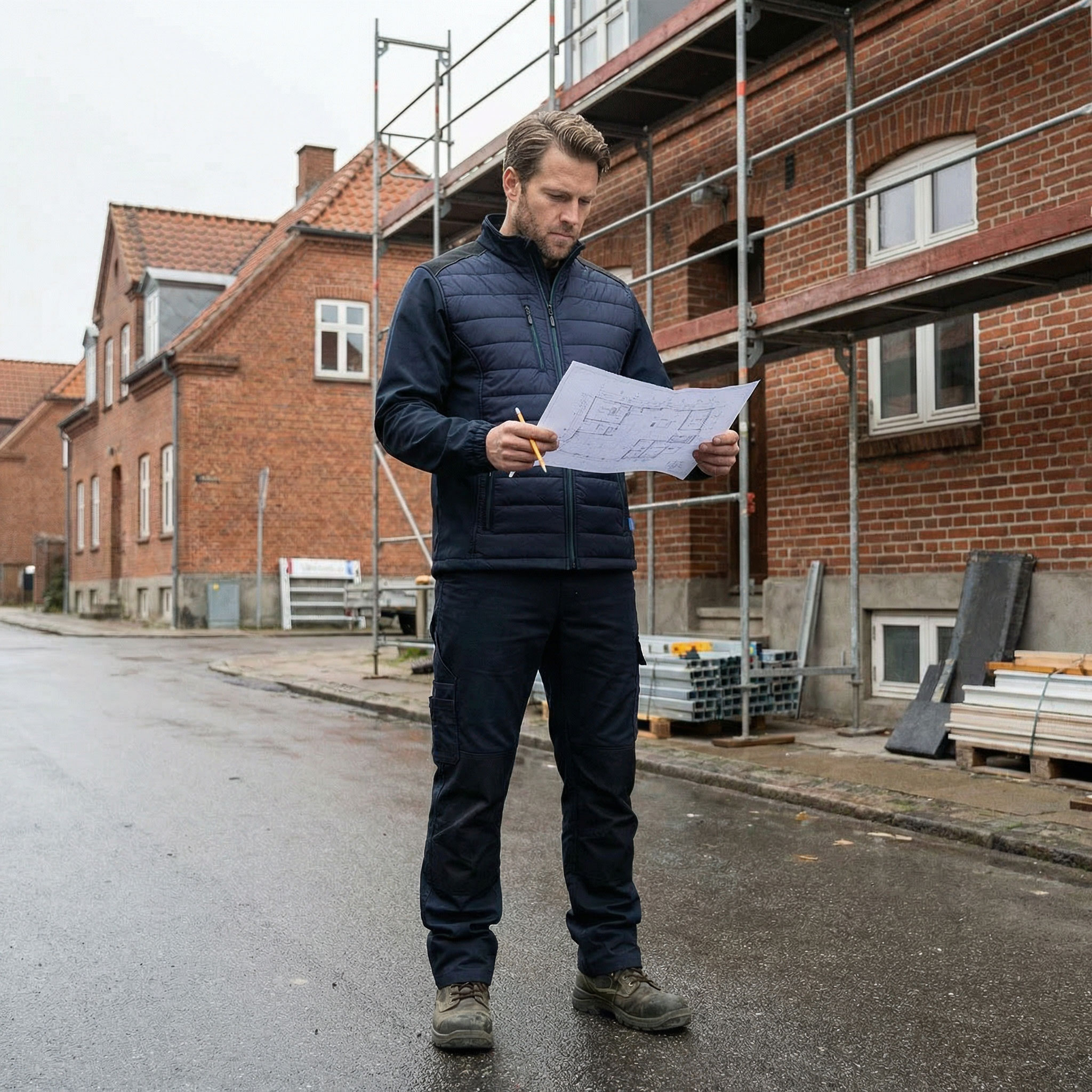 SIOEN Crosby hybridjacka, Navy