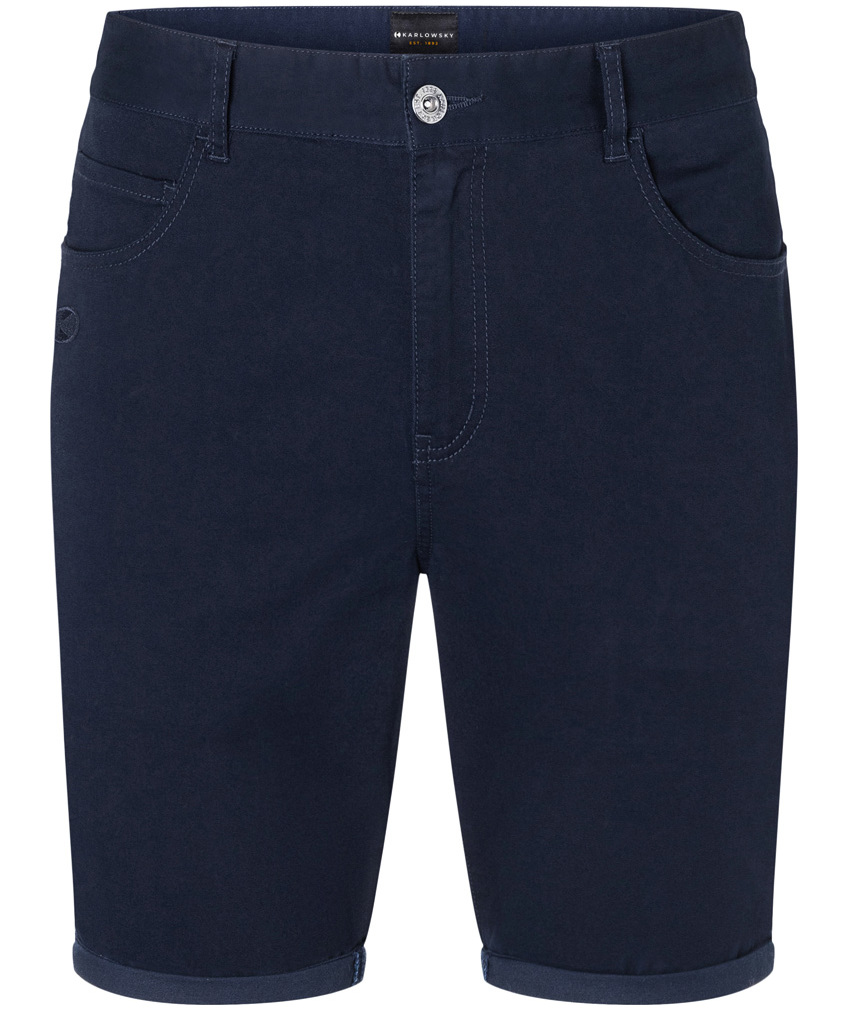 Karlowsky Classic-stretch shorts, Night Blue