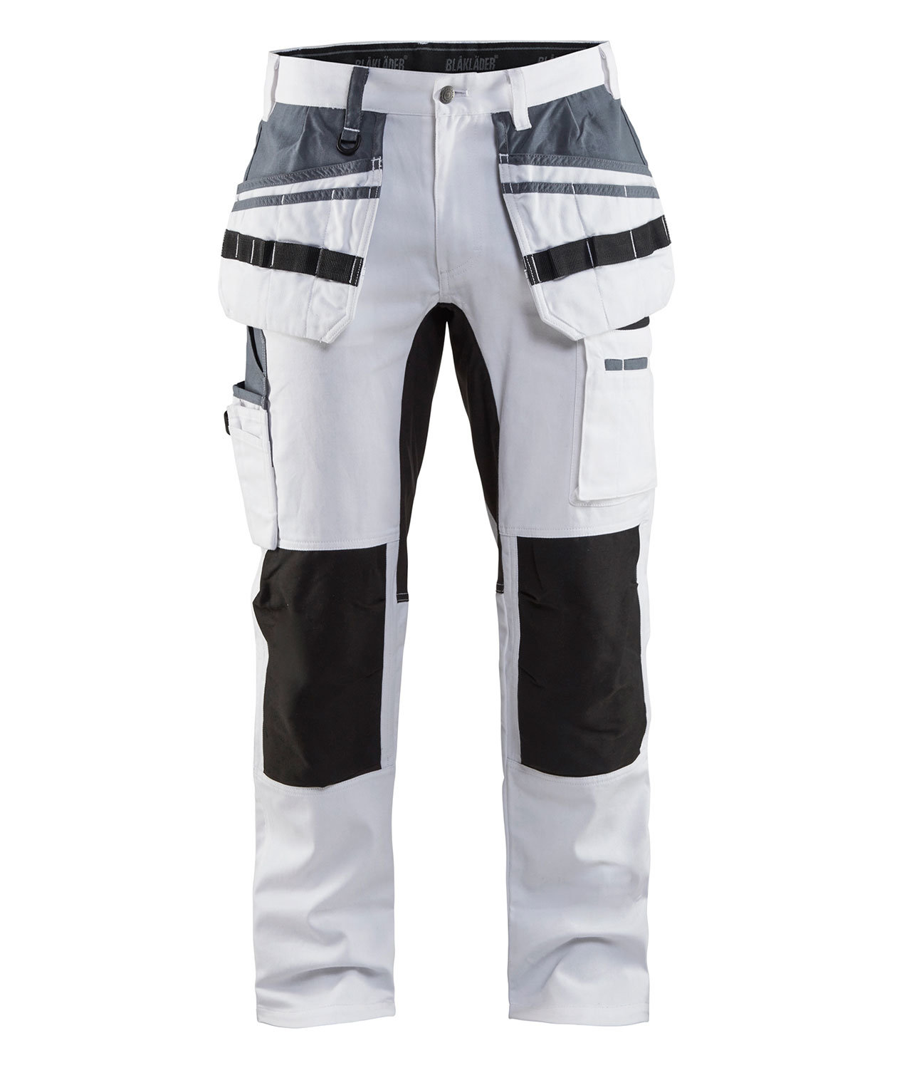 Bl&aring;kl&auml;der hantverksbyxa, Vit, large image number 0