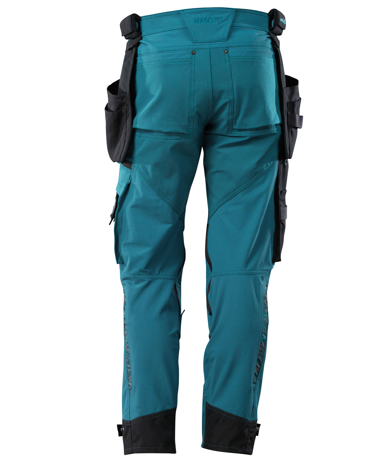 Mascot Advanced h&aring;ndv&aelig;rkerbukser Full stretch, M&oslash;rk Petroleum, large image number 3