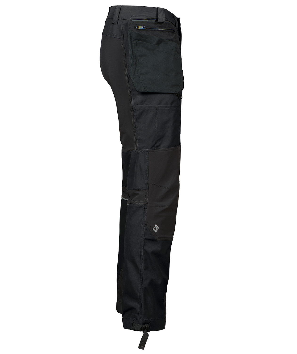 ProJob h&aring;ndverksbukse 3520, Svart, large image number 3
