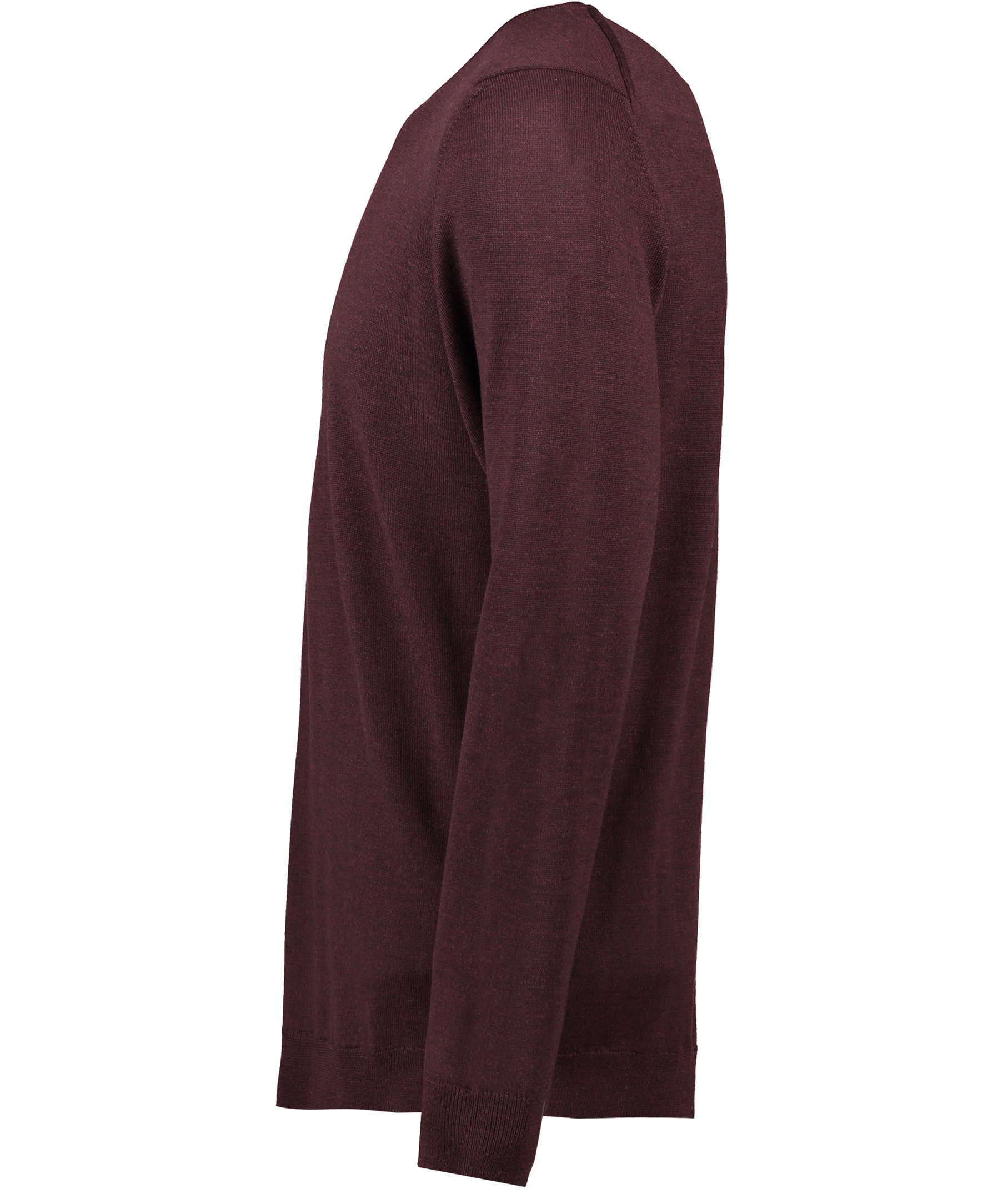 Seven Seas strikkpullover med merinoull, Deep Red, large image number 2