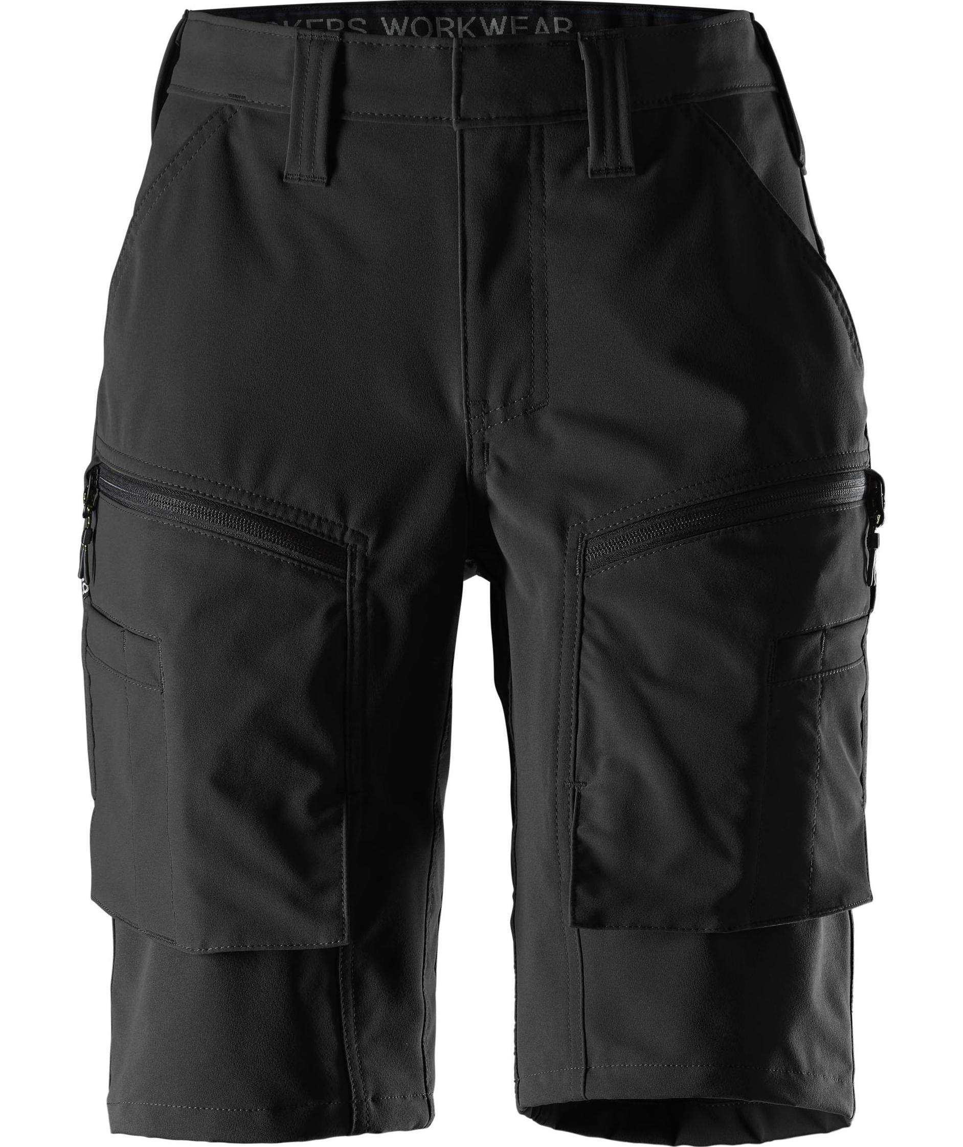 Snickers shorts 6174 full stretch dam, Svart